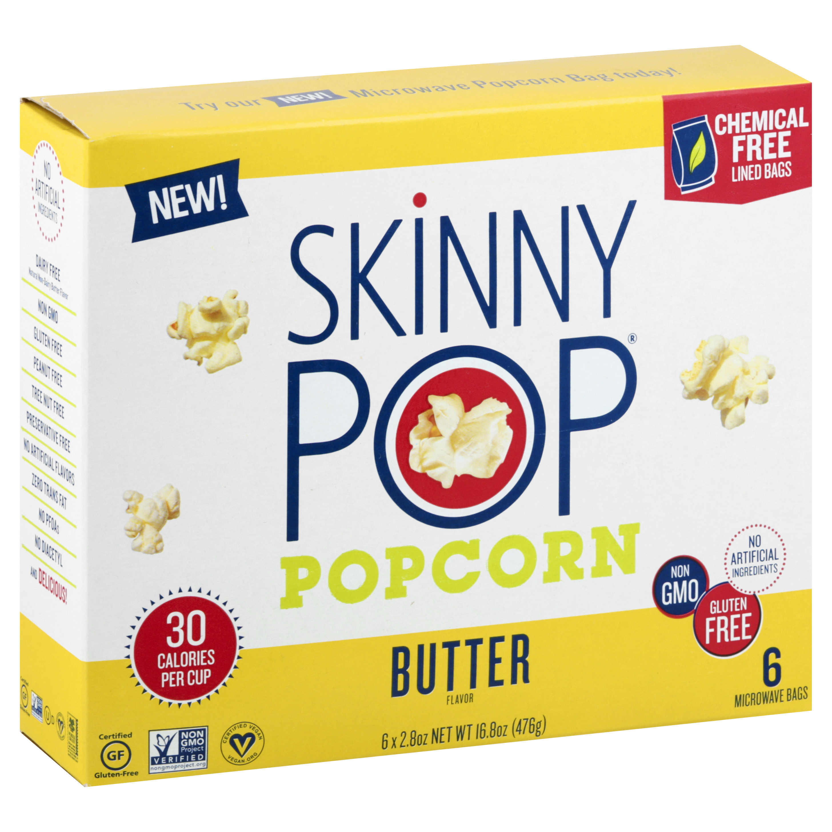 SkinnyPop Butter Flavor Popcorn
