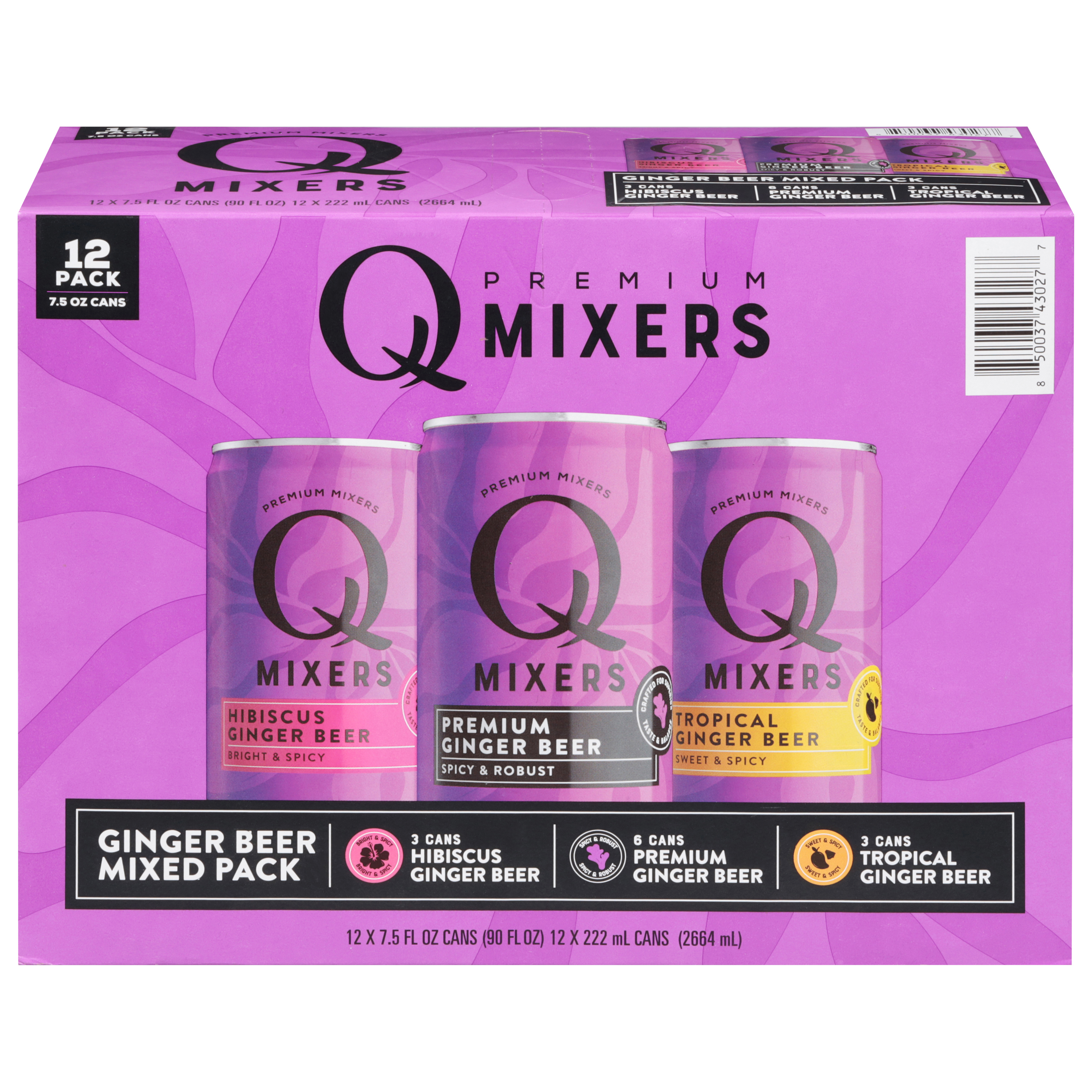 Q Mixers Assorted Ginger Beer Mixed Pack