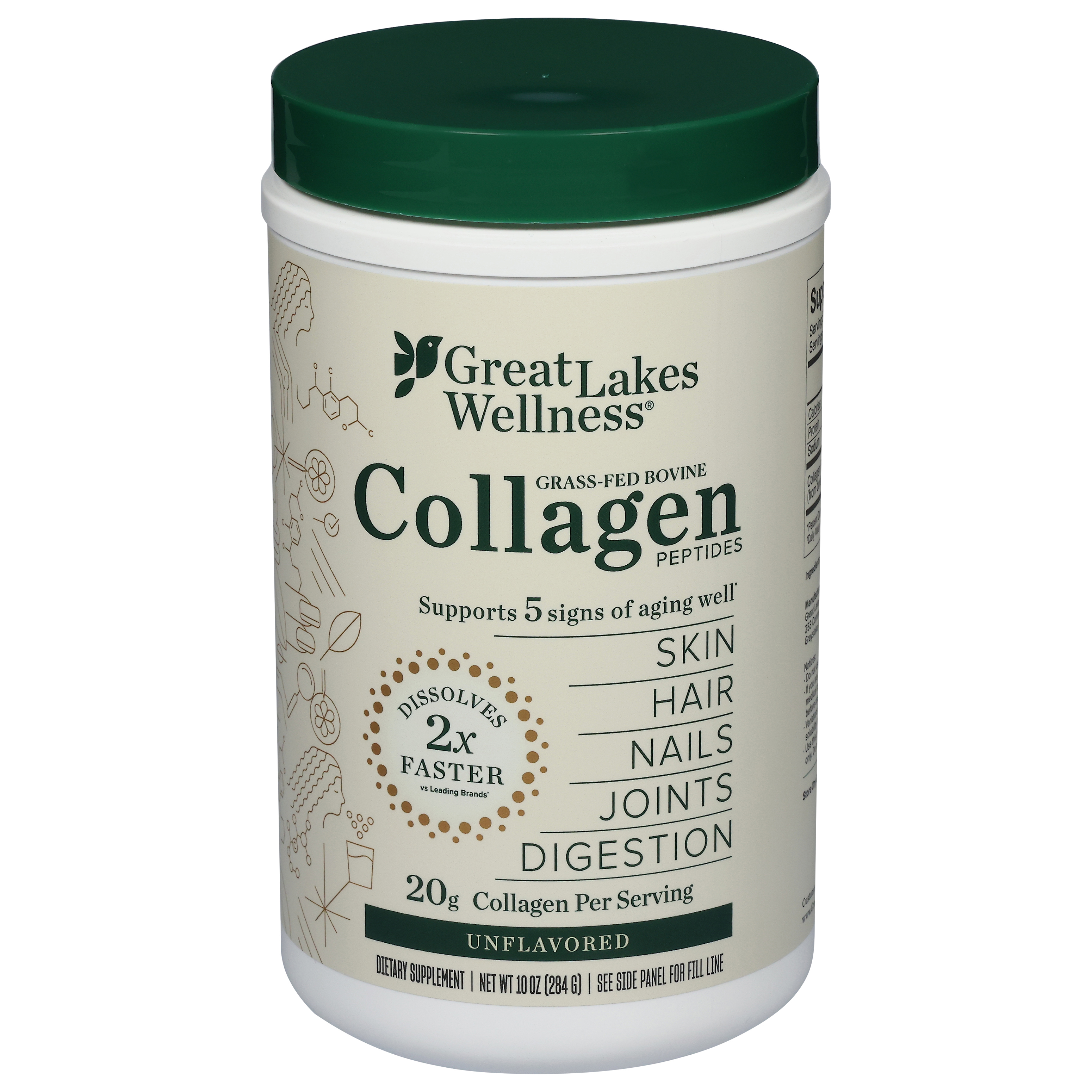 Great Lakes Wellness Unflavored Collagen