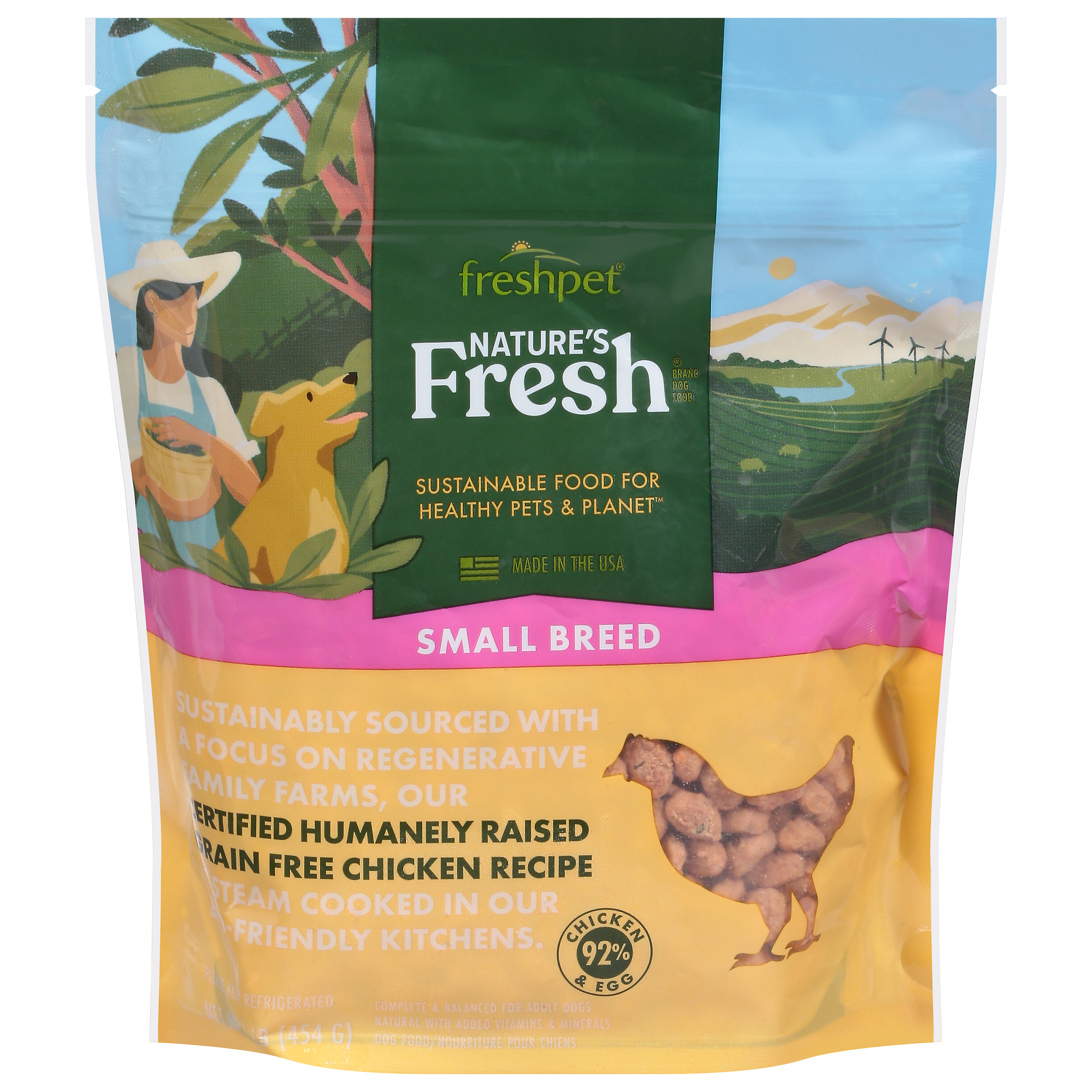 Freshpet Nature's Fresh Small Breed Grain Free Chicken Recipe Dog Food