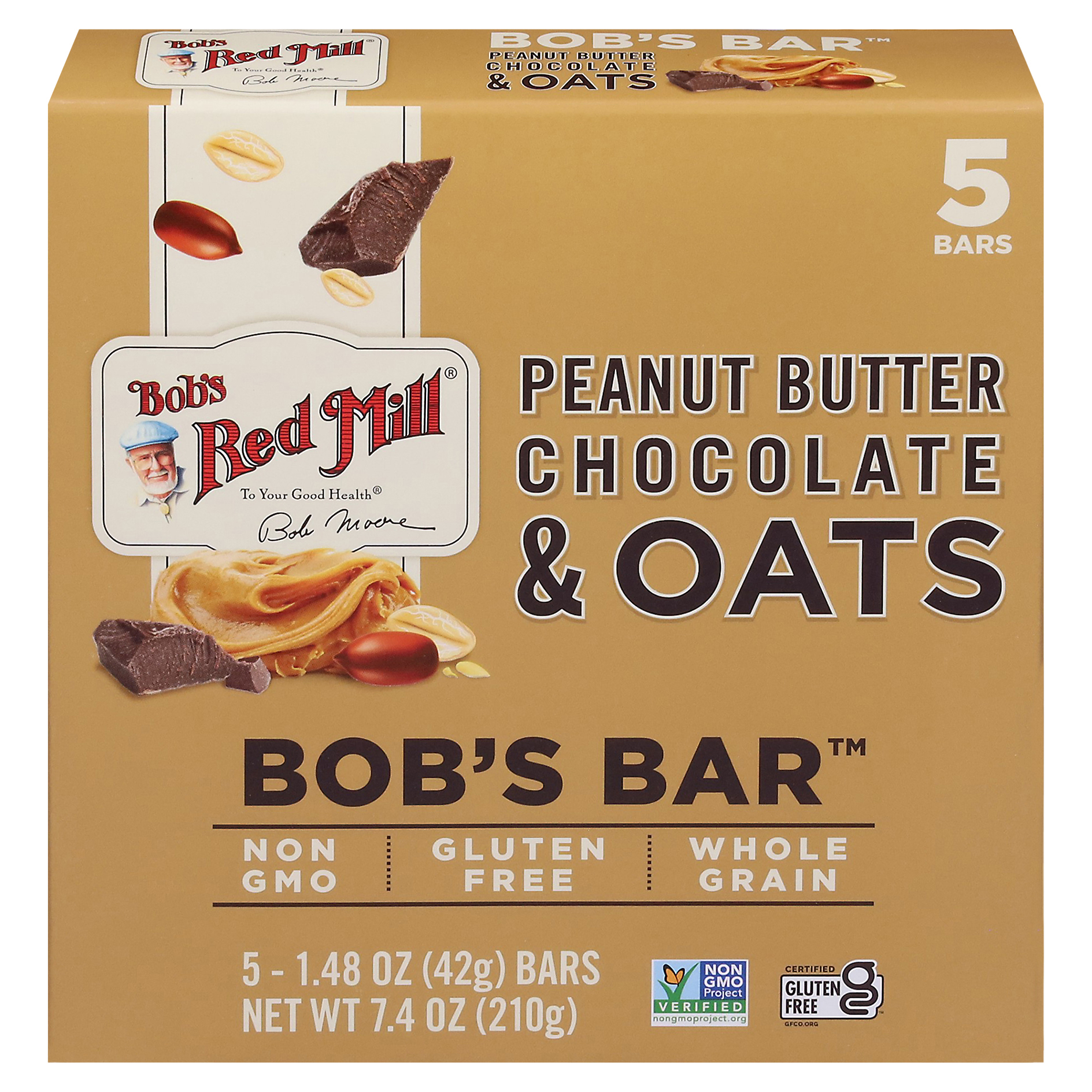 Bob's Red Mill Peanut Butter Chocolate & Oats Bobs Bar