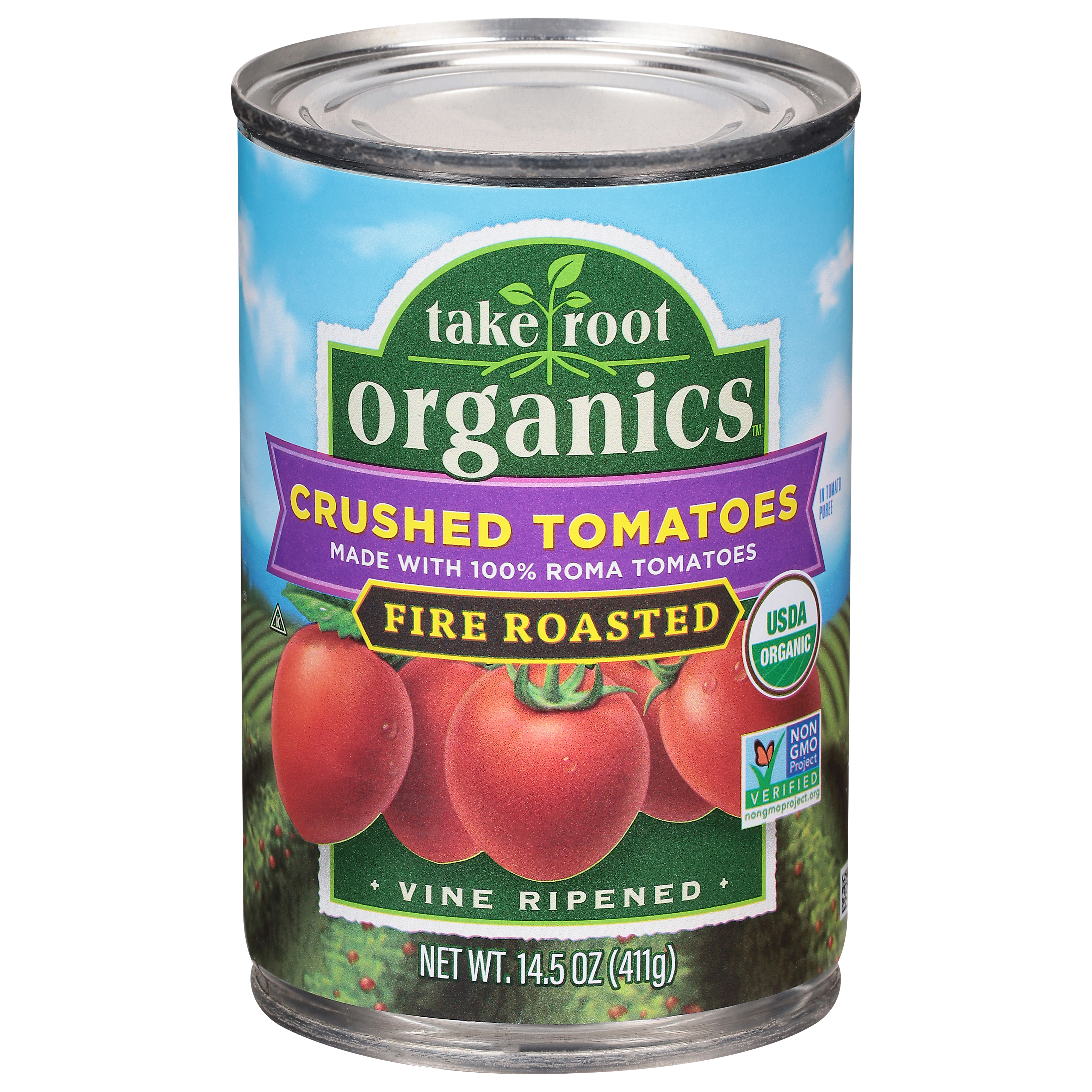 Take Root Organics Crushed Fire Roasted Tomatoes