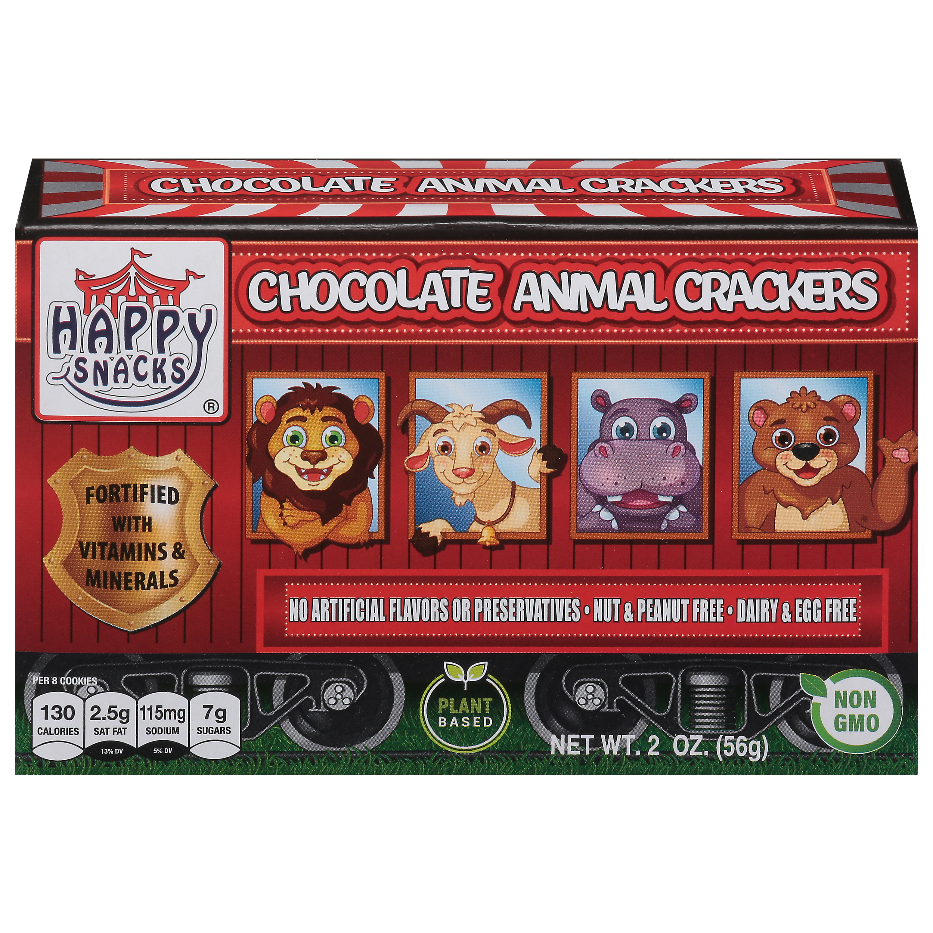 Happy Snacks Chocolate Animal Crackers