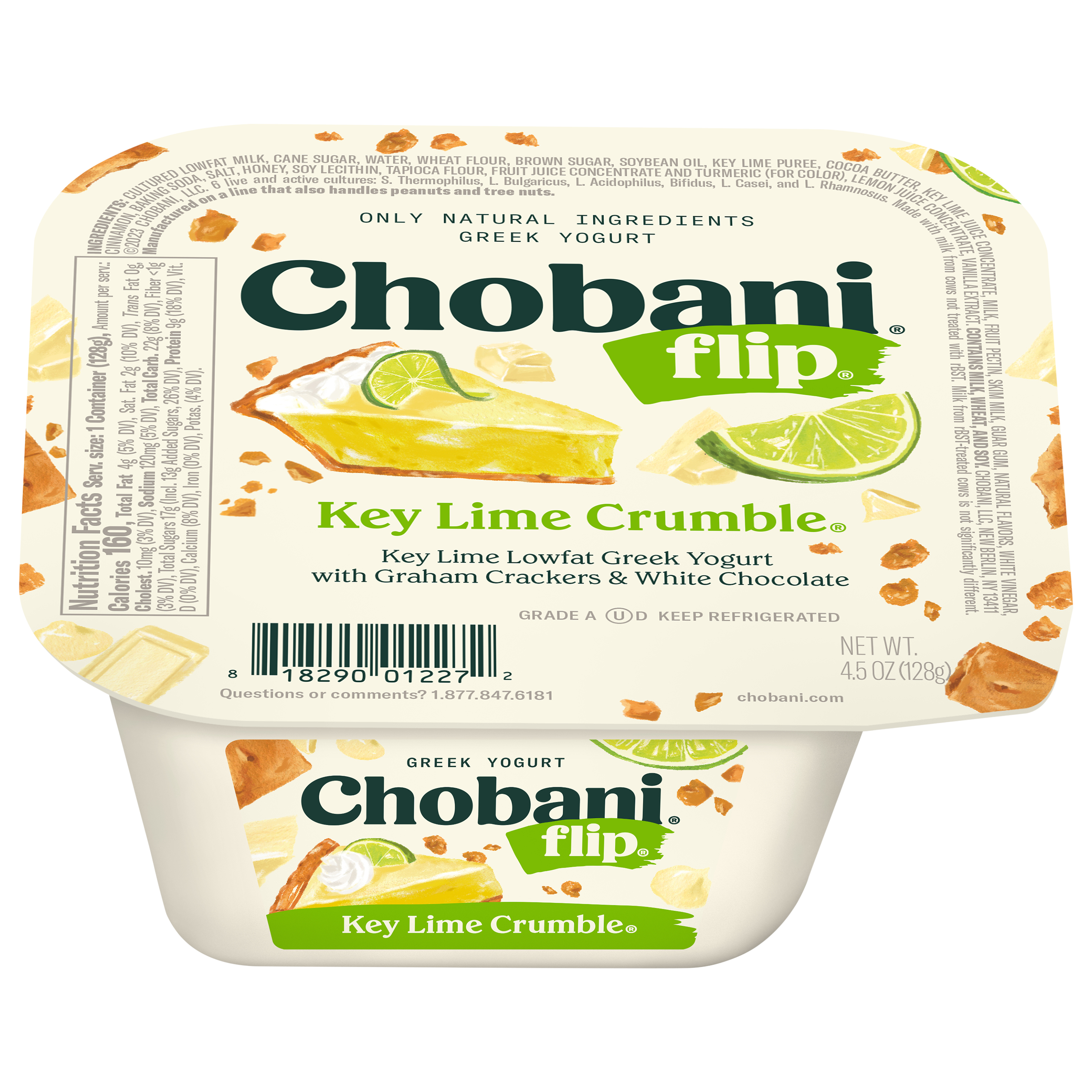 Chobani® Flip® Low-Fat Greek Yogurt Key Lime Crumble®