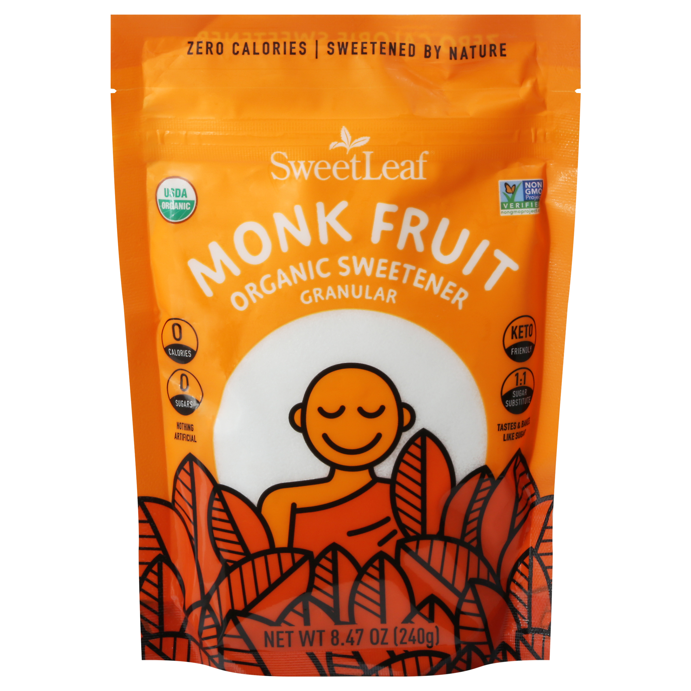 SweetLeaf Organic Granular Monk Fruit Sweetener