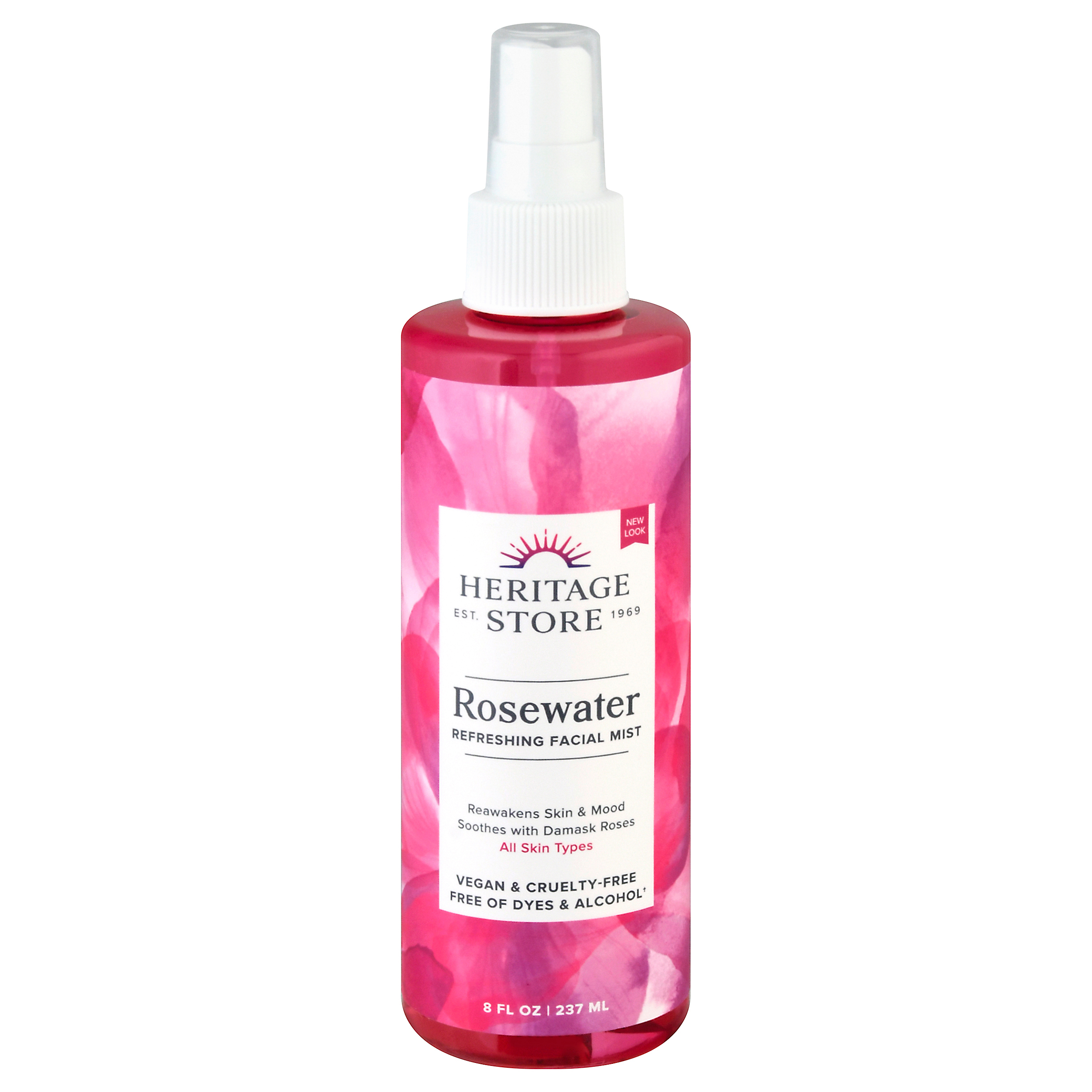 Heritage Store Refreshing Rosewater Facial Mist