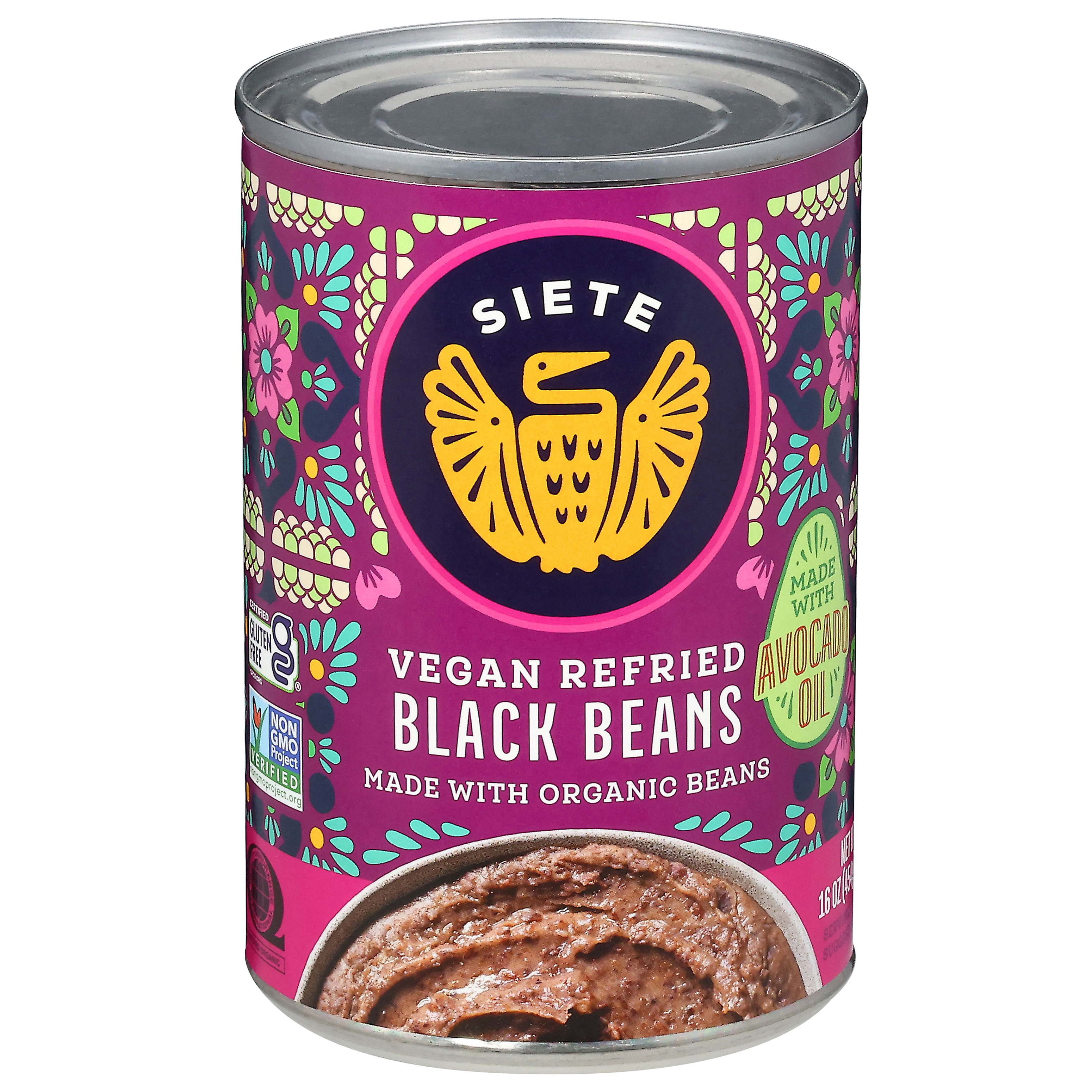 Siete Vegan Refried Black Beans