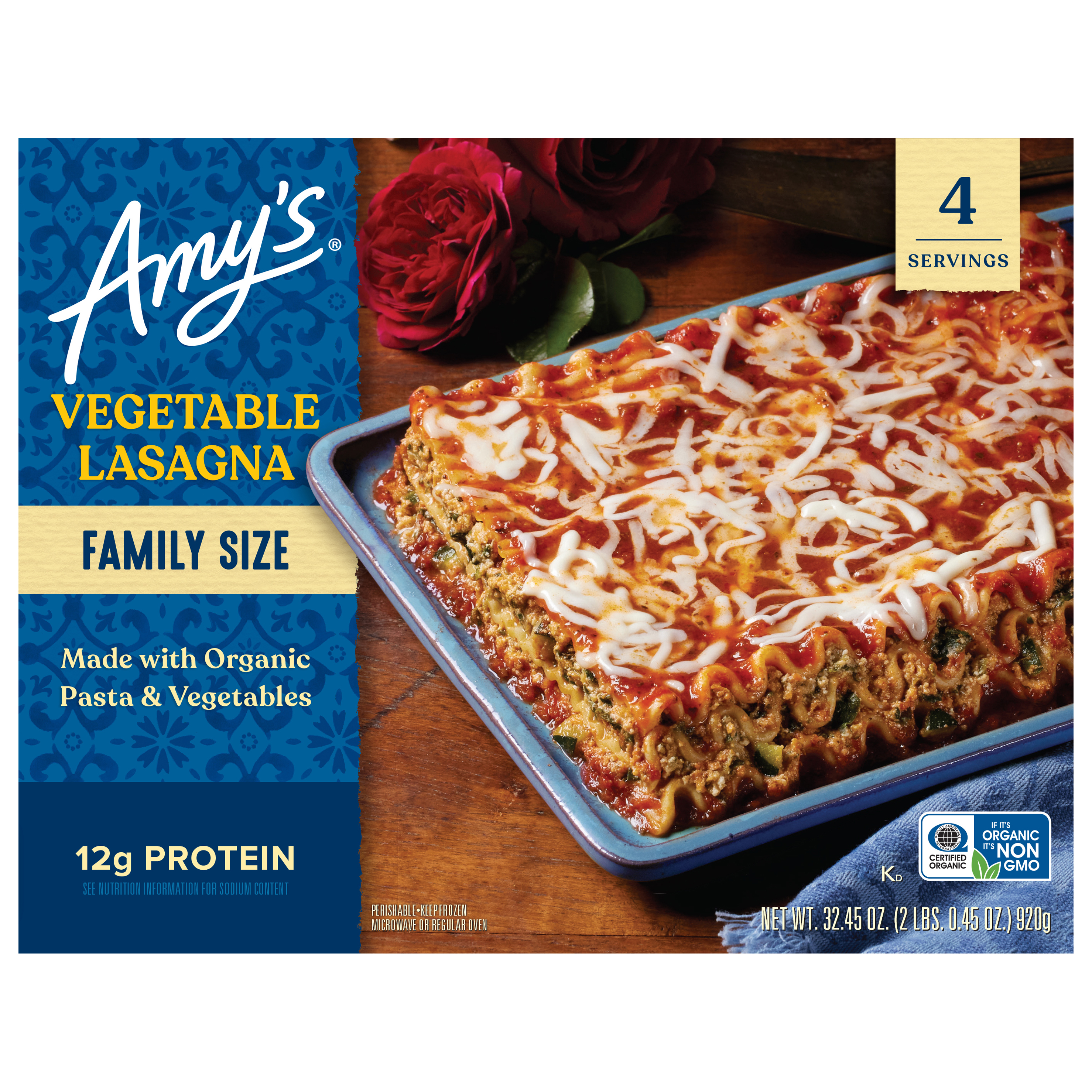 Amy's Family Size Vegetable Lasagna Family Size