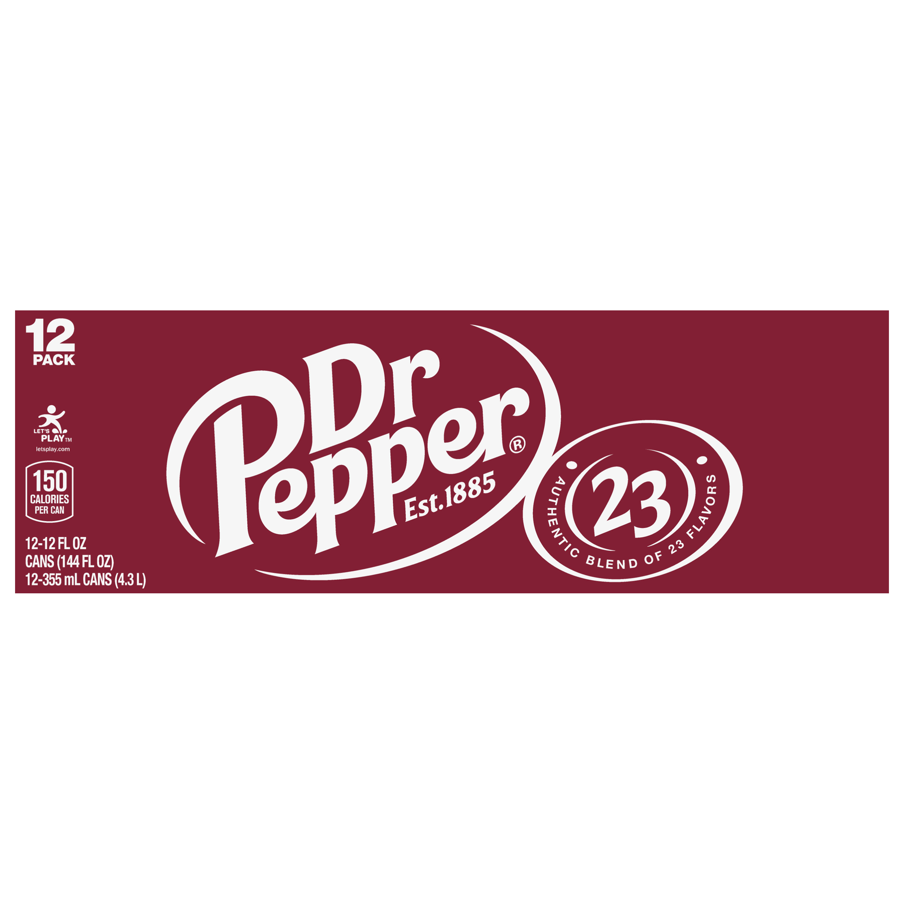 Dr. Pepper Soda 12 cans / 12 fl oz