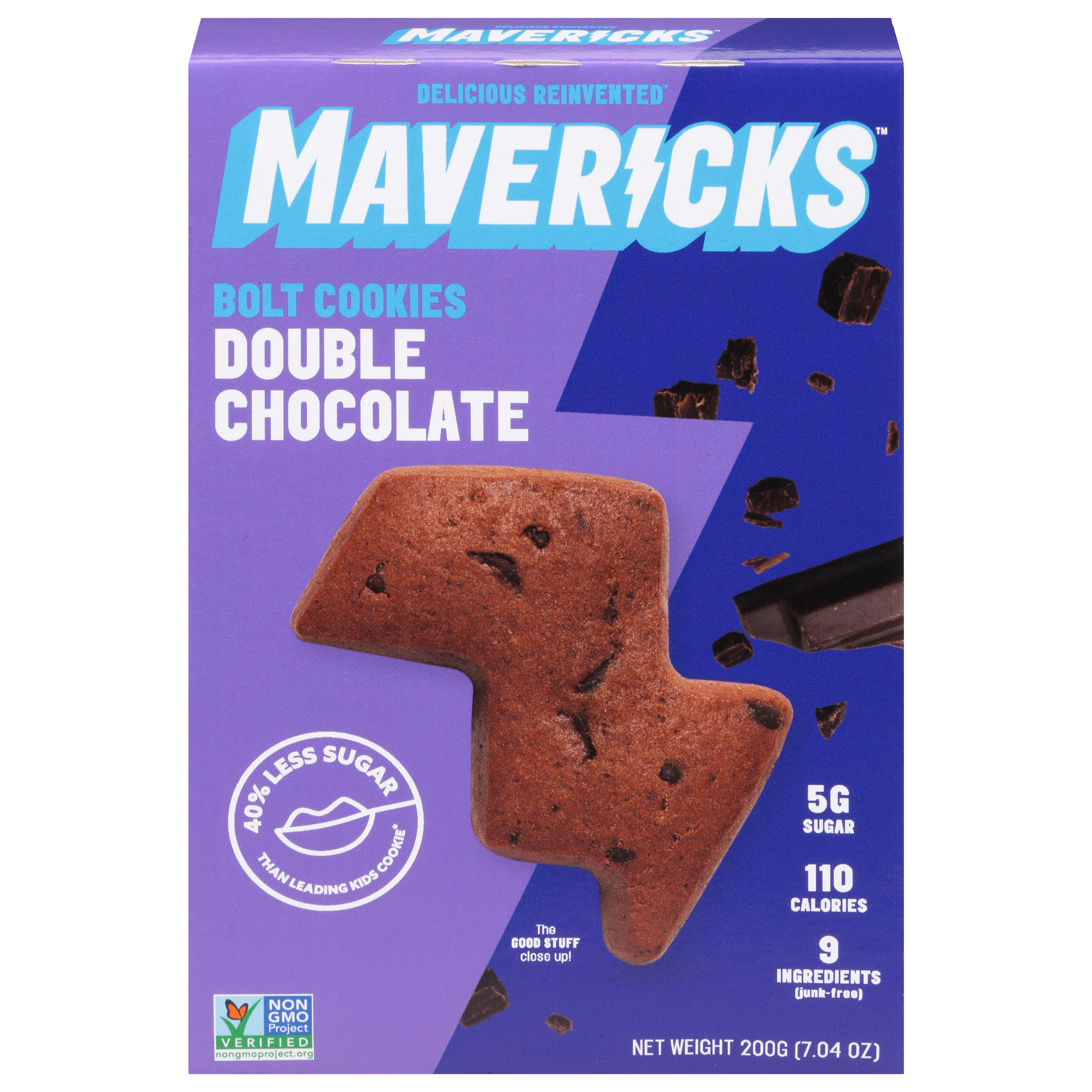 Mavericks Double Chocolate Bolt Cookies