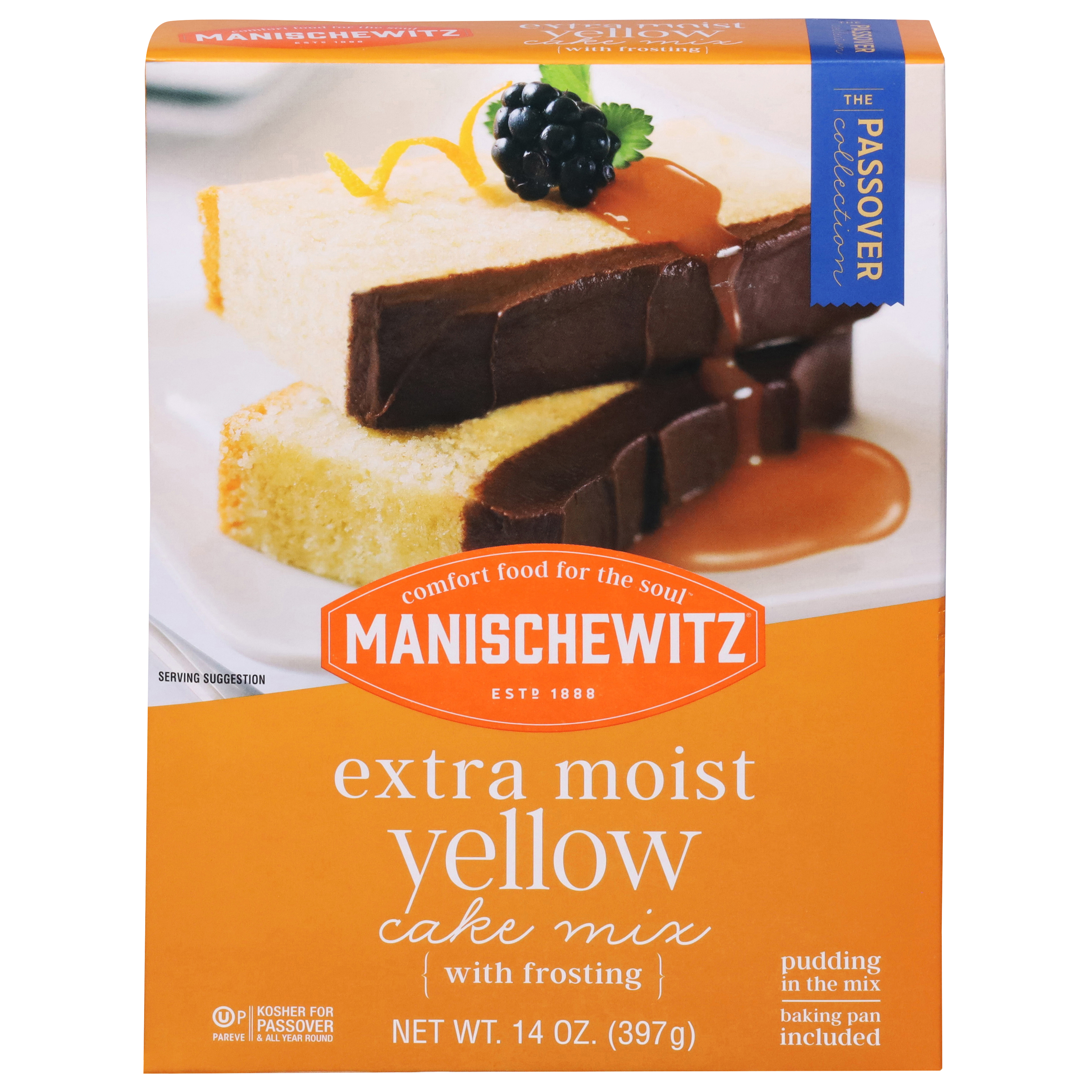 Manischewitz The Passover Collection Extra Moist Yellow Cake Mix with Frosting