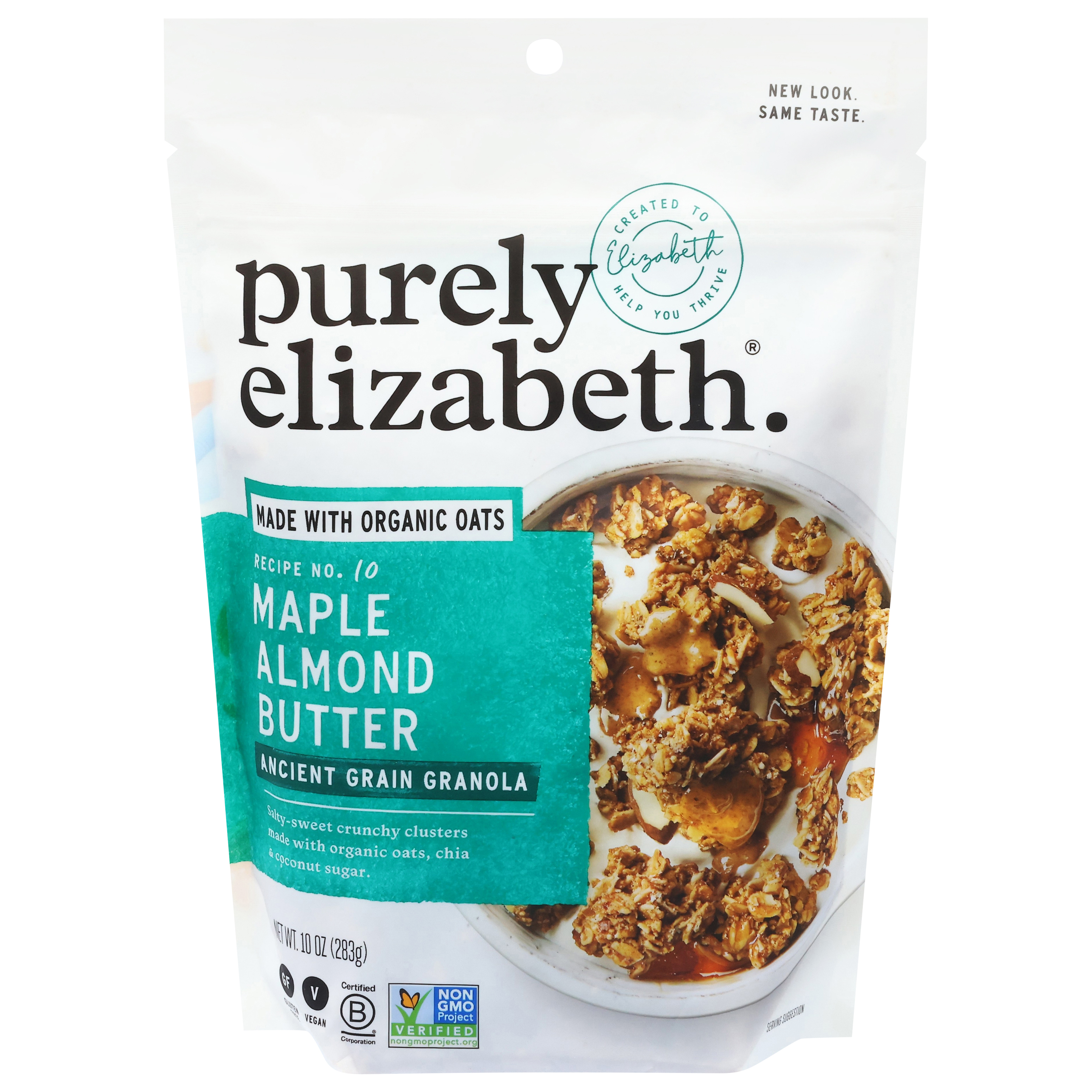Purely Elizabeth Recipe No. 10 Maple Almond Butter Ancient Grain Granola