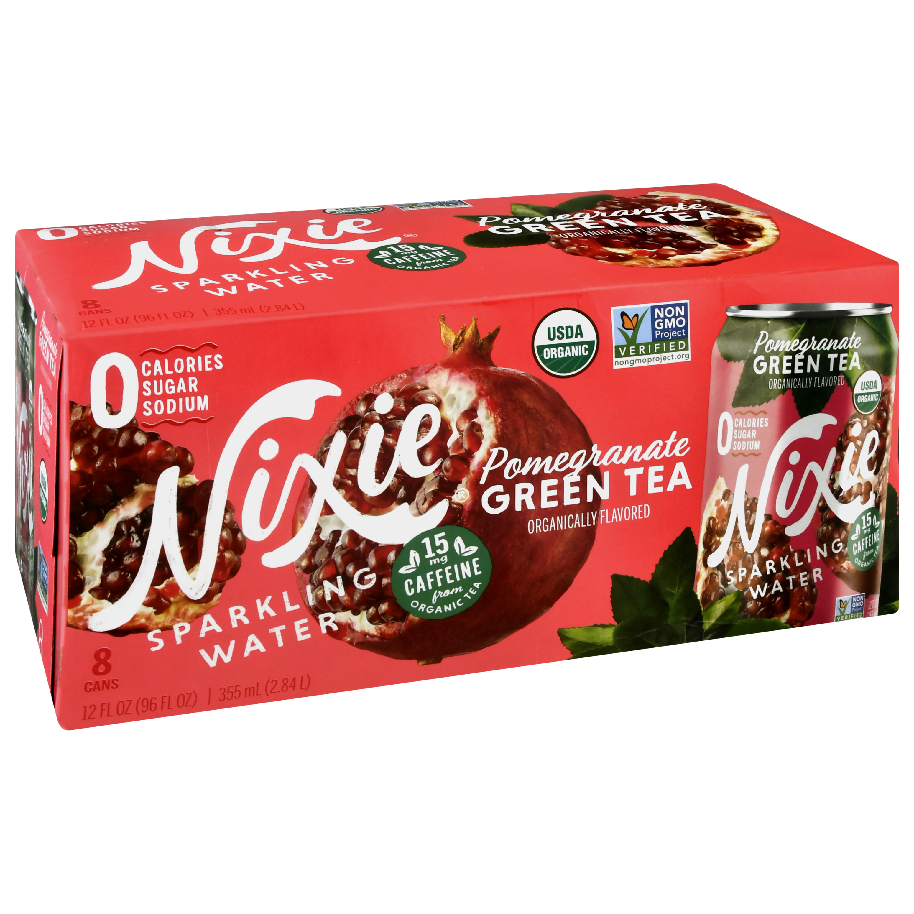 Nixie Pomegranate Green Tea Sparkling Water
