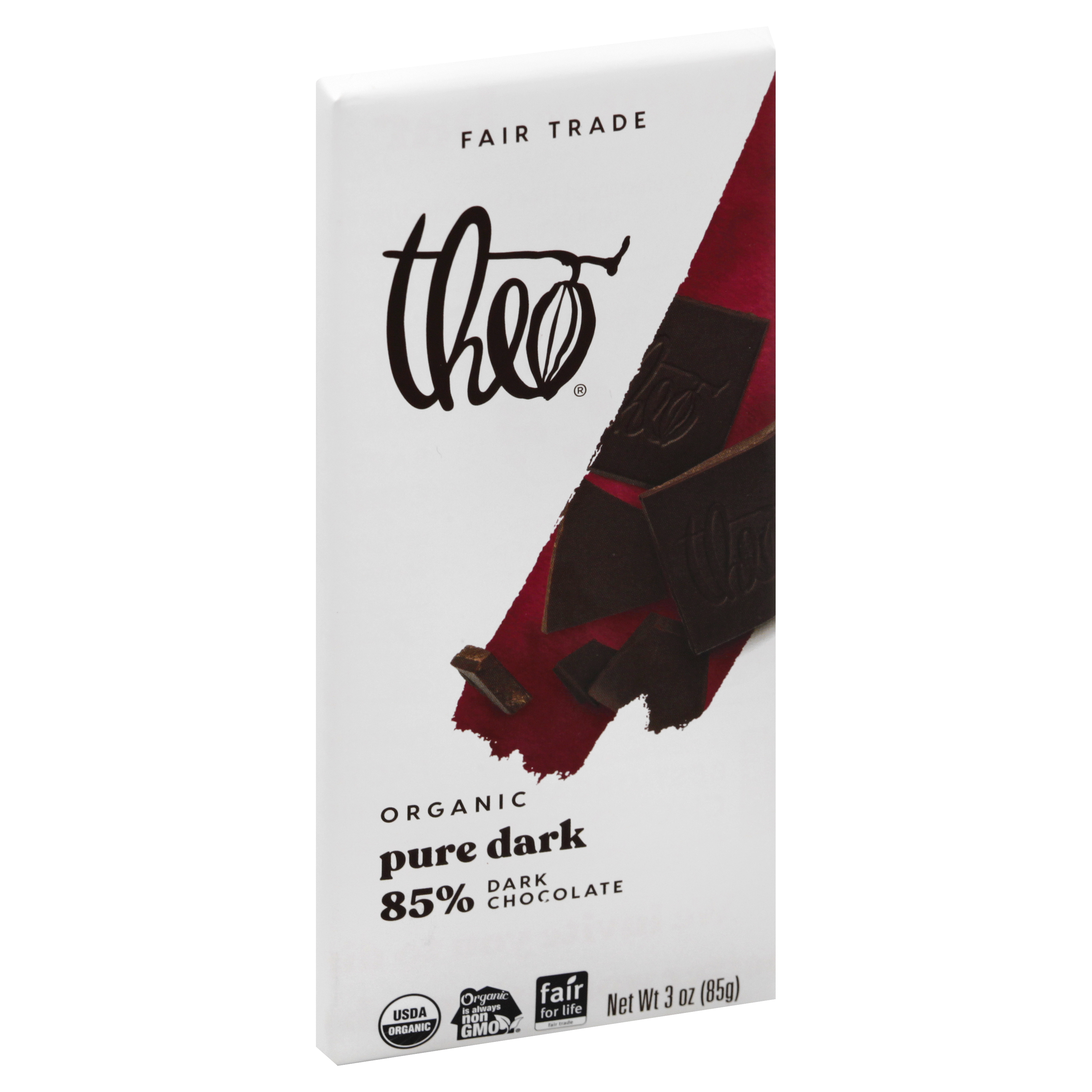 Theo Organic 85% Pure Dark Dark Chocolate