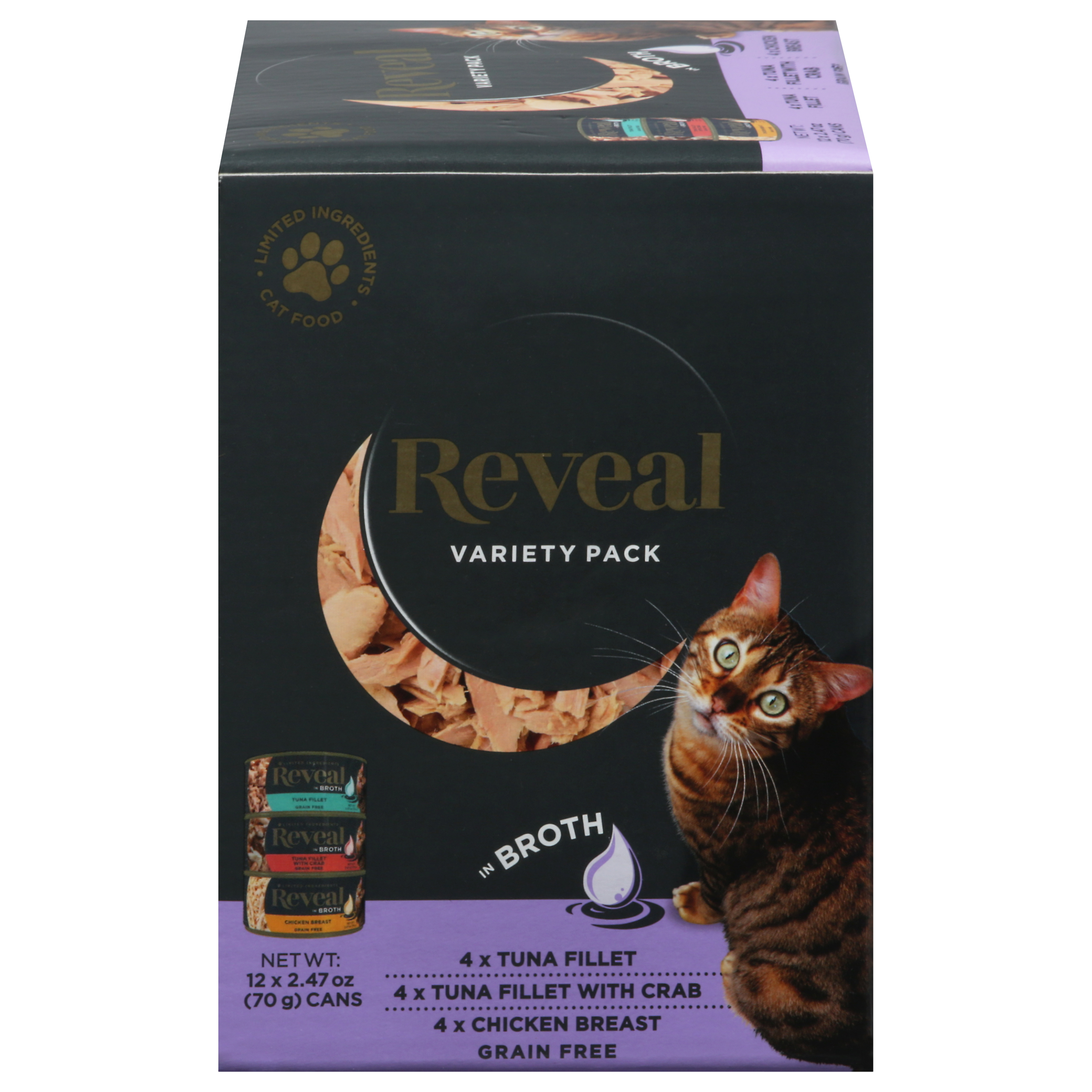 Reveal Grain Free in Broth Cat Food Variety Pack