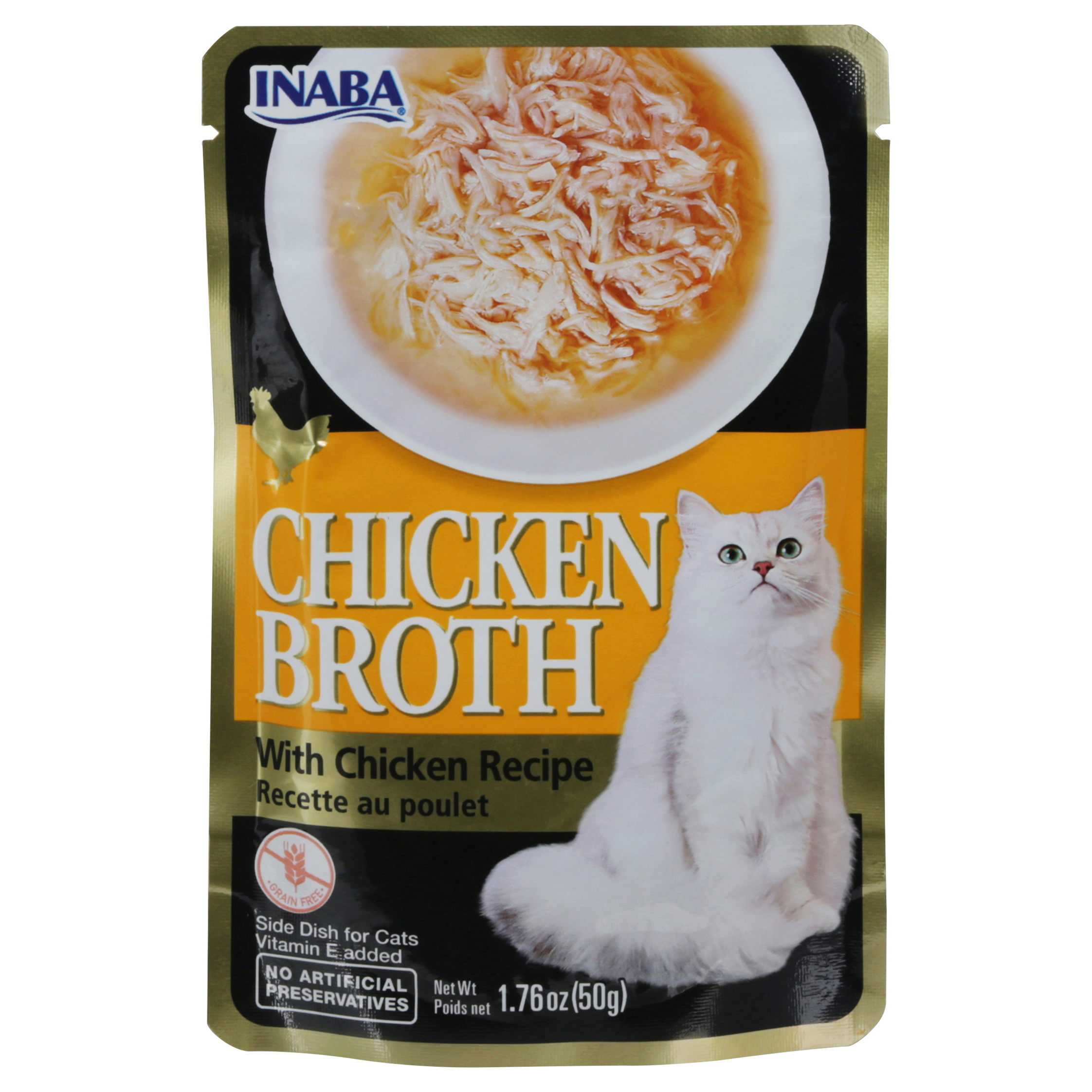 Inaba Chicken Broth with Chicken Recipe Side Dish for Cat