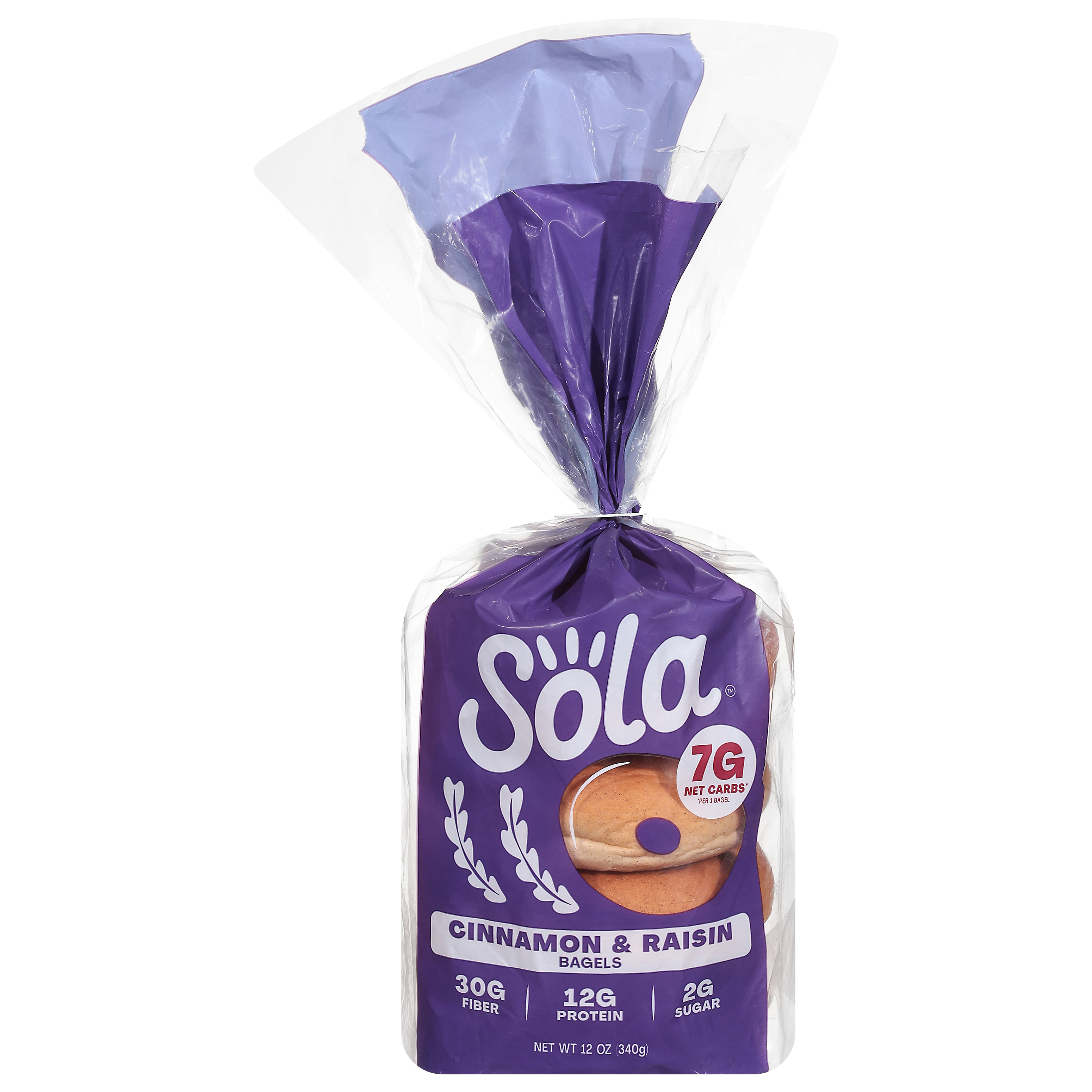 Sola Cinnamon & Raisin Bagels