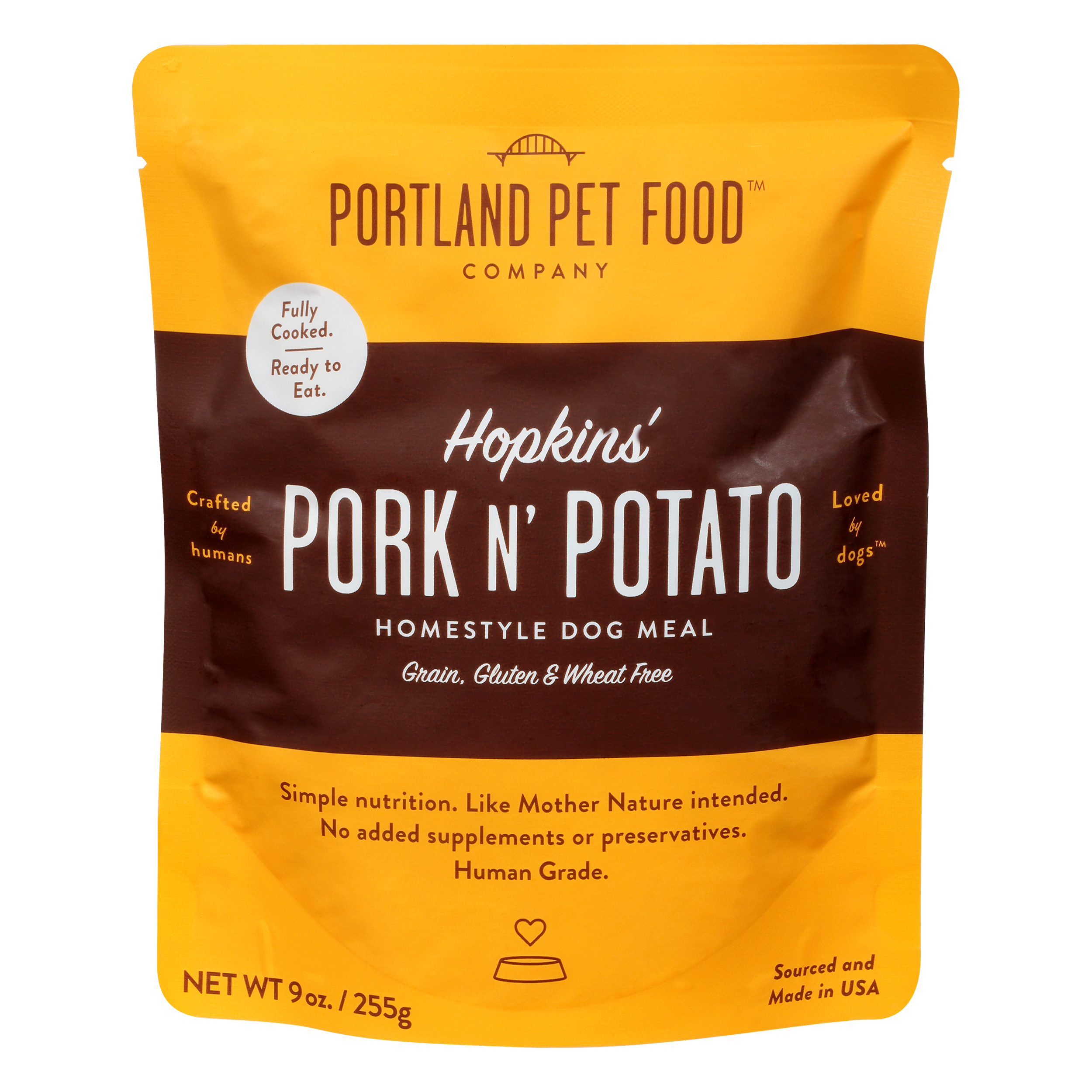 Portland Pet Food Homestyle Hopkins' Pork N' Potato Dog Meal