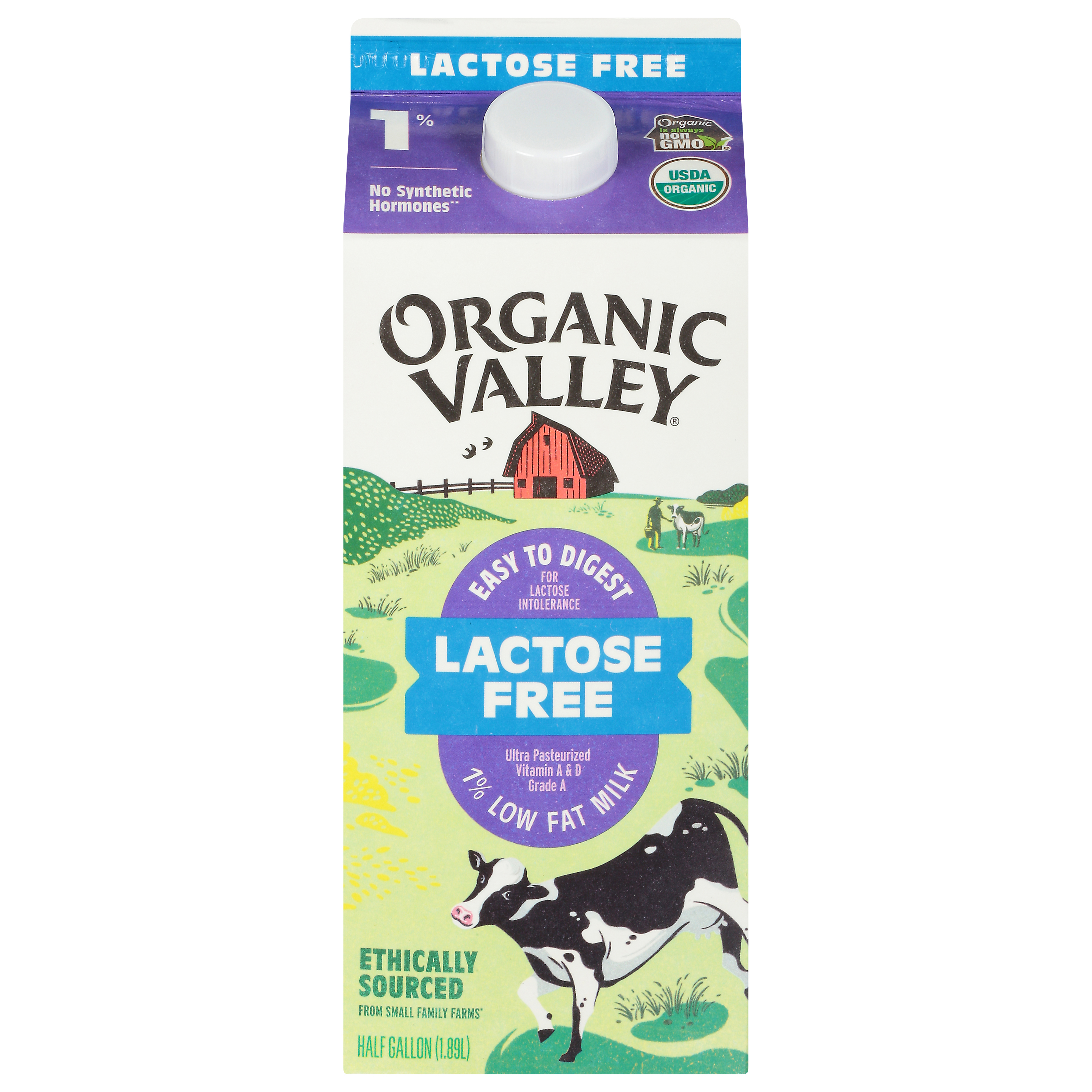 Organic Valley Lactose Free Low Fat Milk