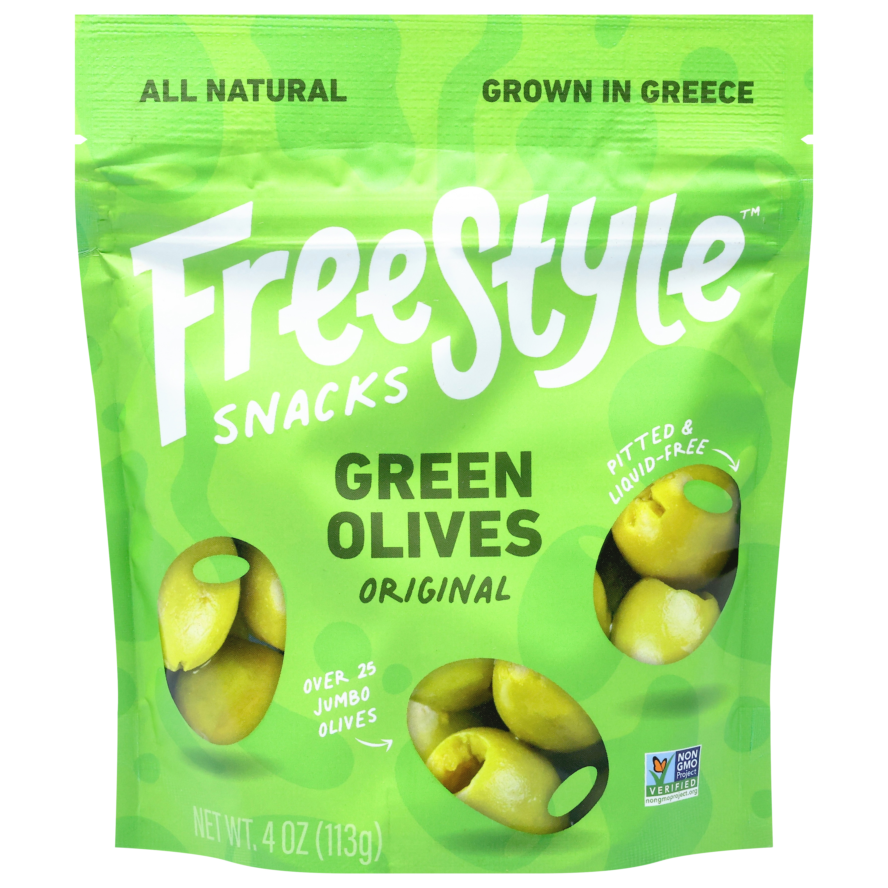 FreeStyle Snacks Original Green Olives