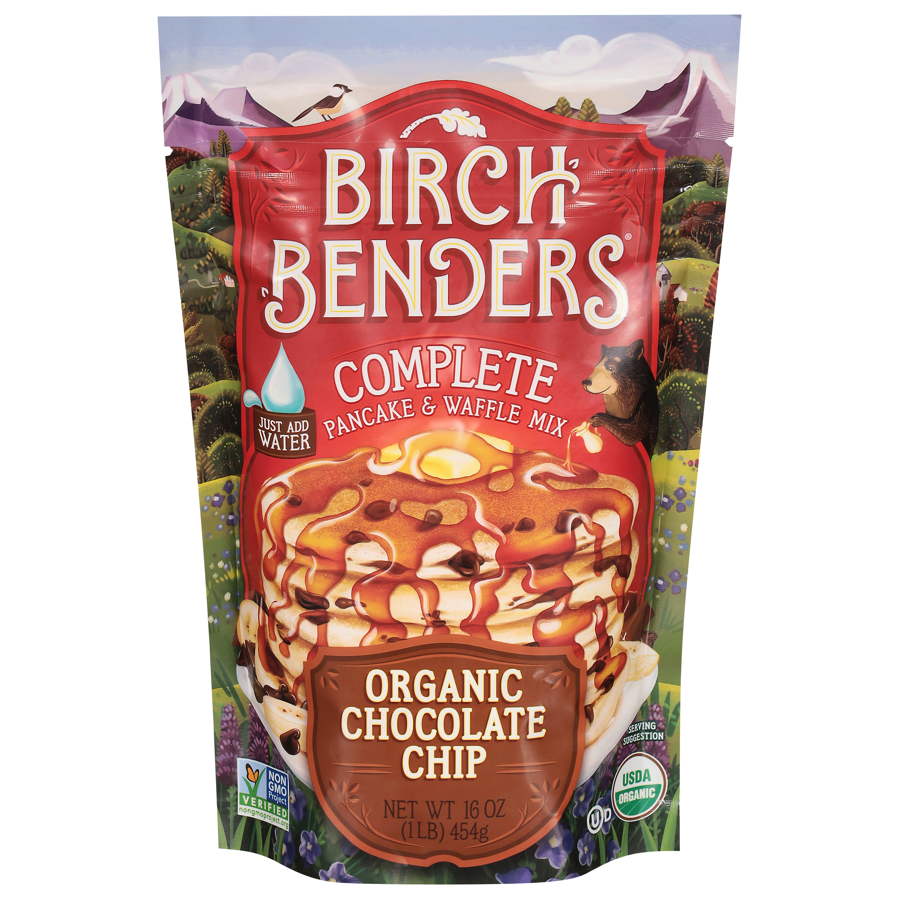 Birch Benders Complete Organic Chocolate Chip Pancake & Waffle Mix