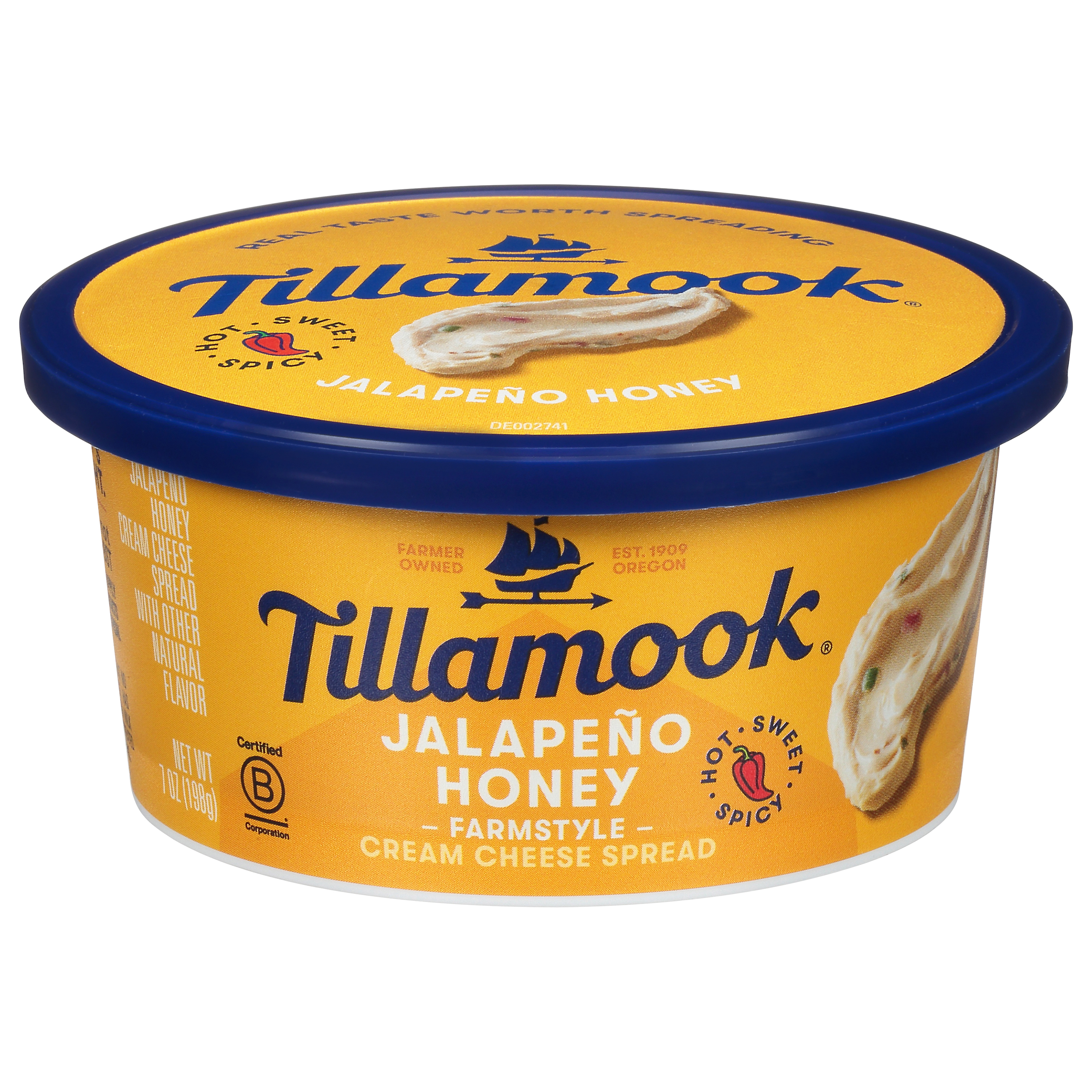 Tillamook Farmstyle Jalapeno Honey Cream Cheese Spread