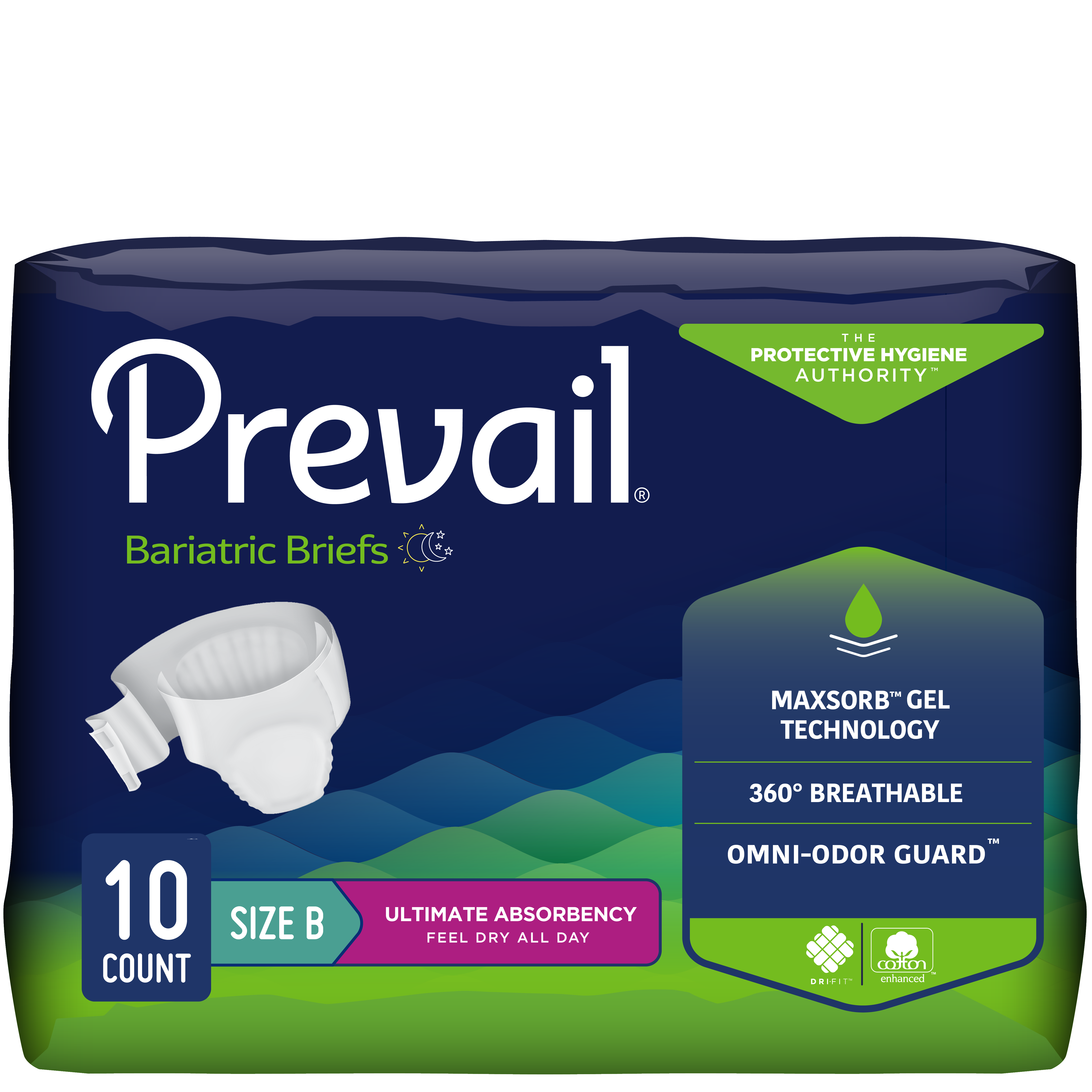 Prevail Per-Fit Daily Underwear Medium 34 - 46 80 Count PF-512 4