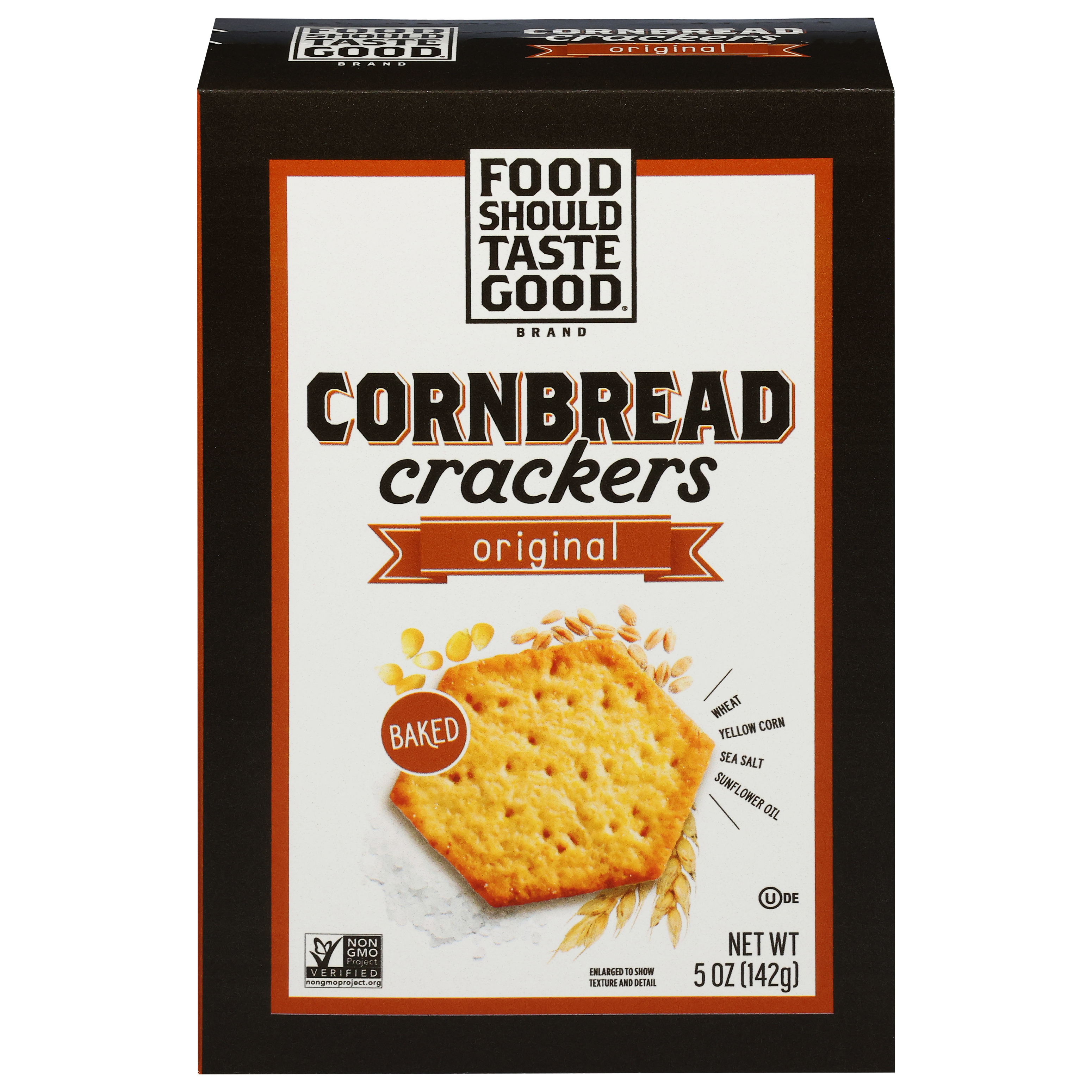 Food Should Taste Good Cornbread Baked Original Crackers