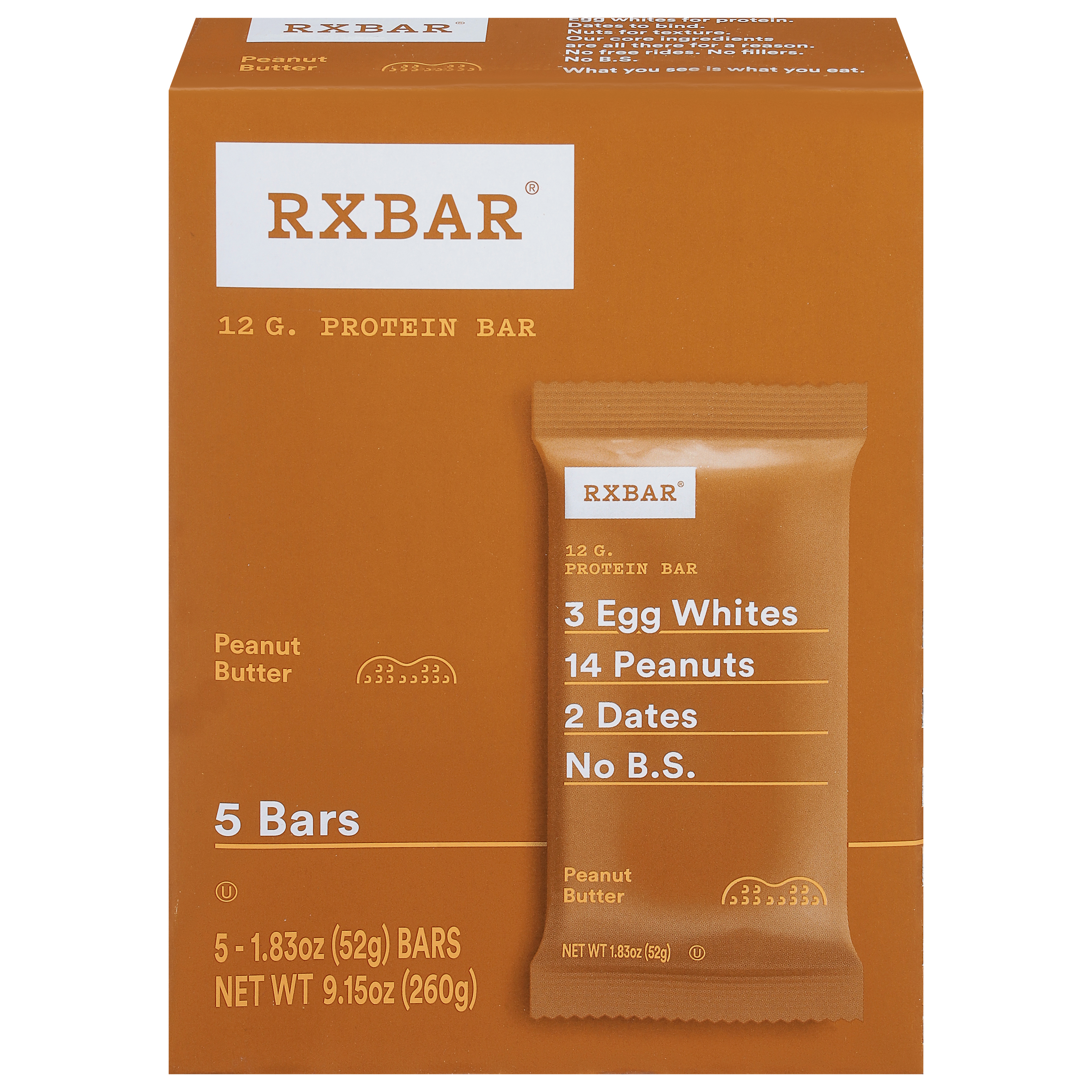 Rxbar Peanut Butter Protein Bars