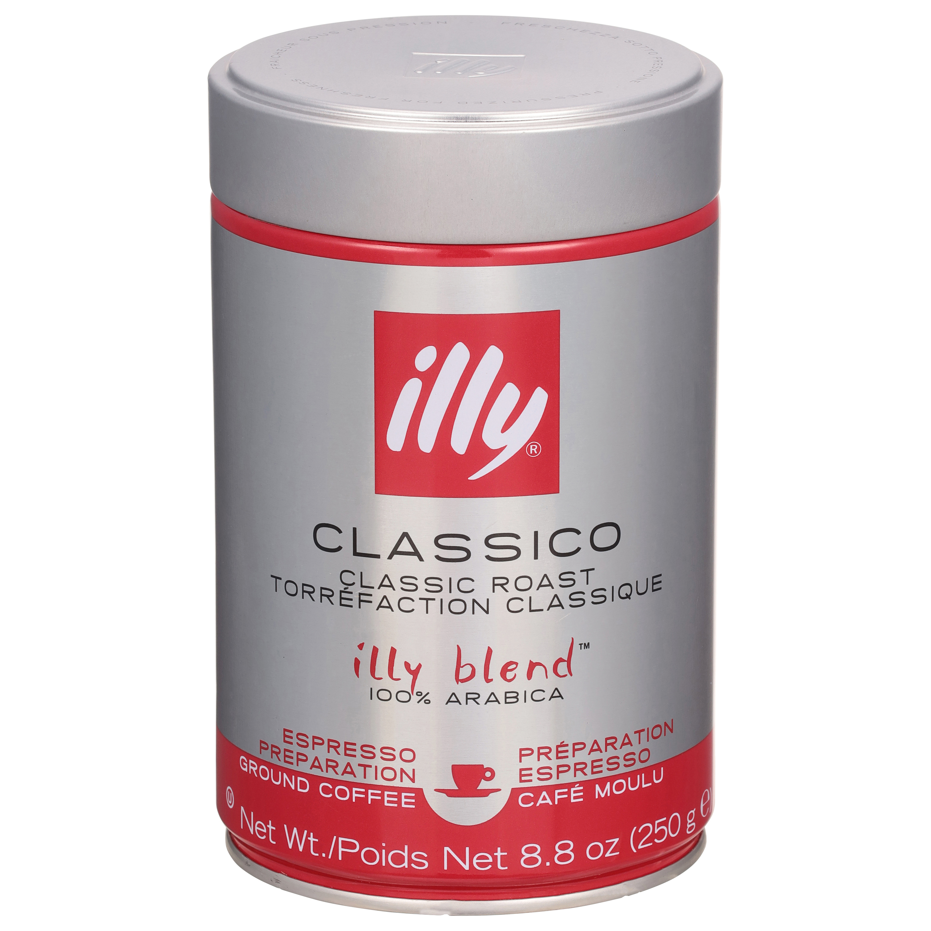 Illy Illy Blend 100% Arabica Ground Classic Roast Classico Coffee