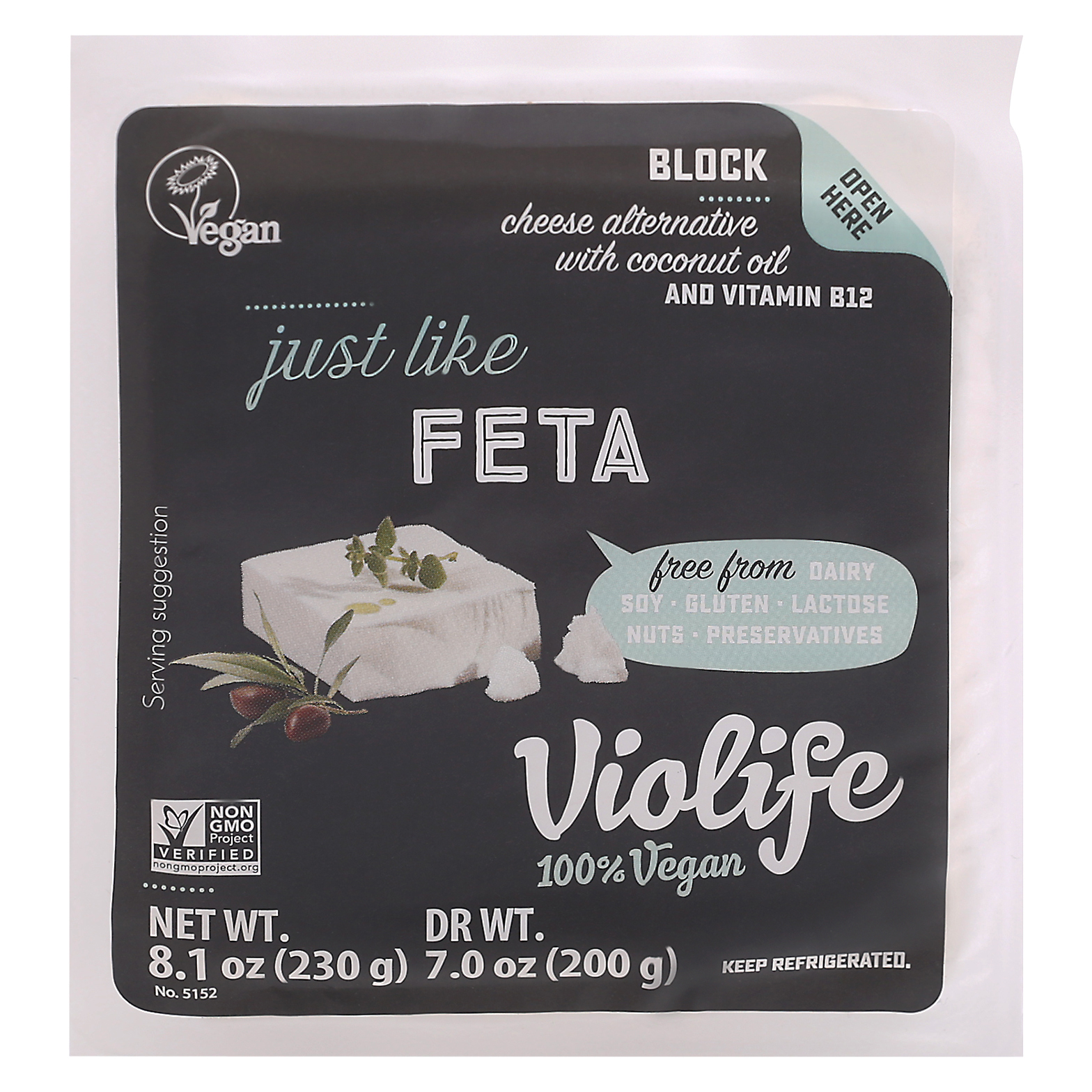 Violife Just Like Feta Cheese Block