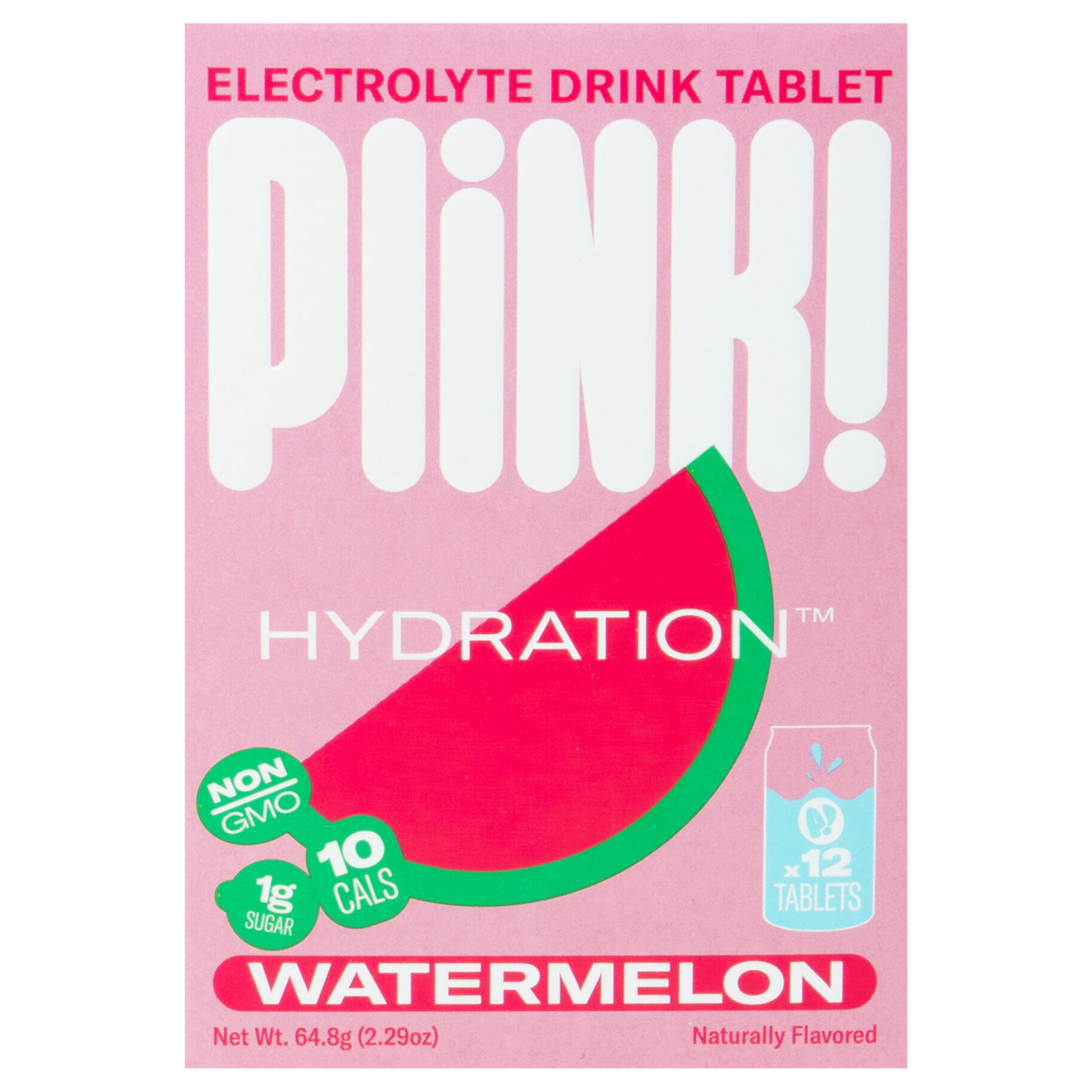 Plink! Hydration Watermelon Electrolyte Drink Tablet