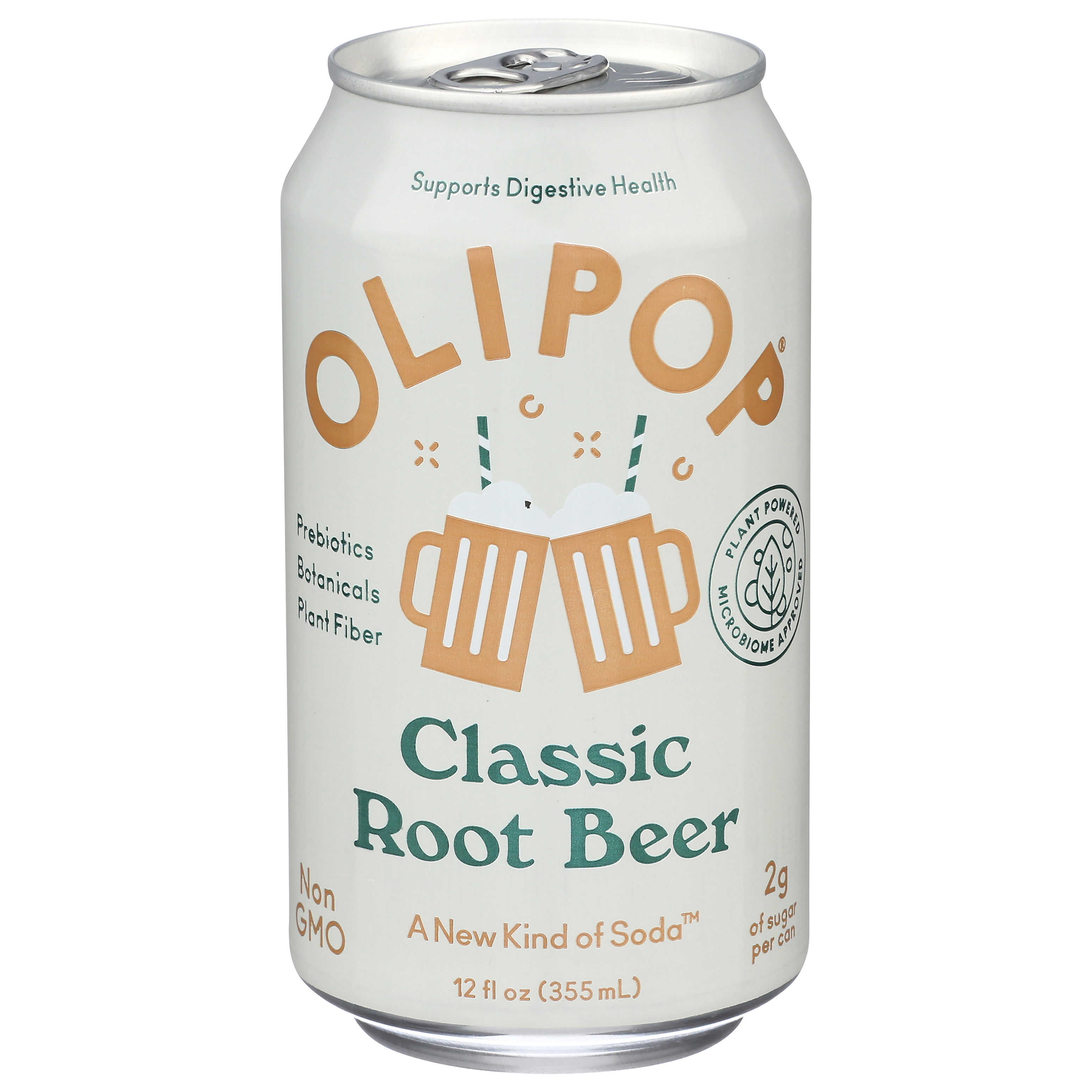 OLIPOP Classic Root Beer, A New Kind of Soda
