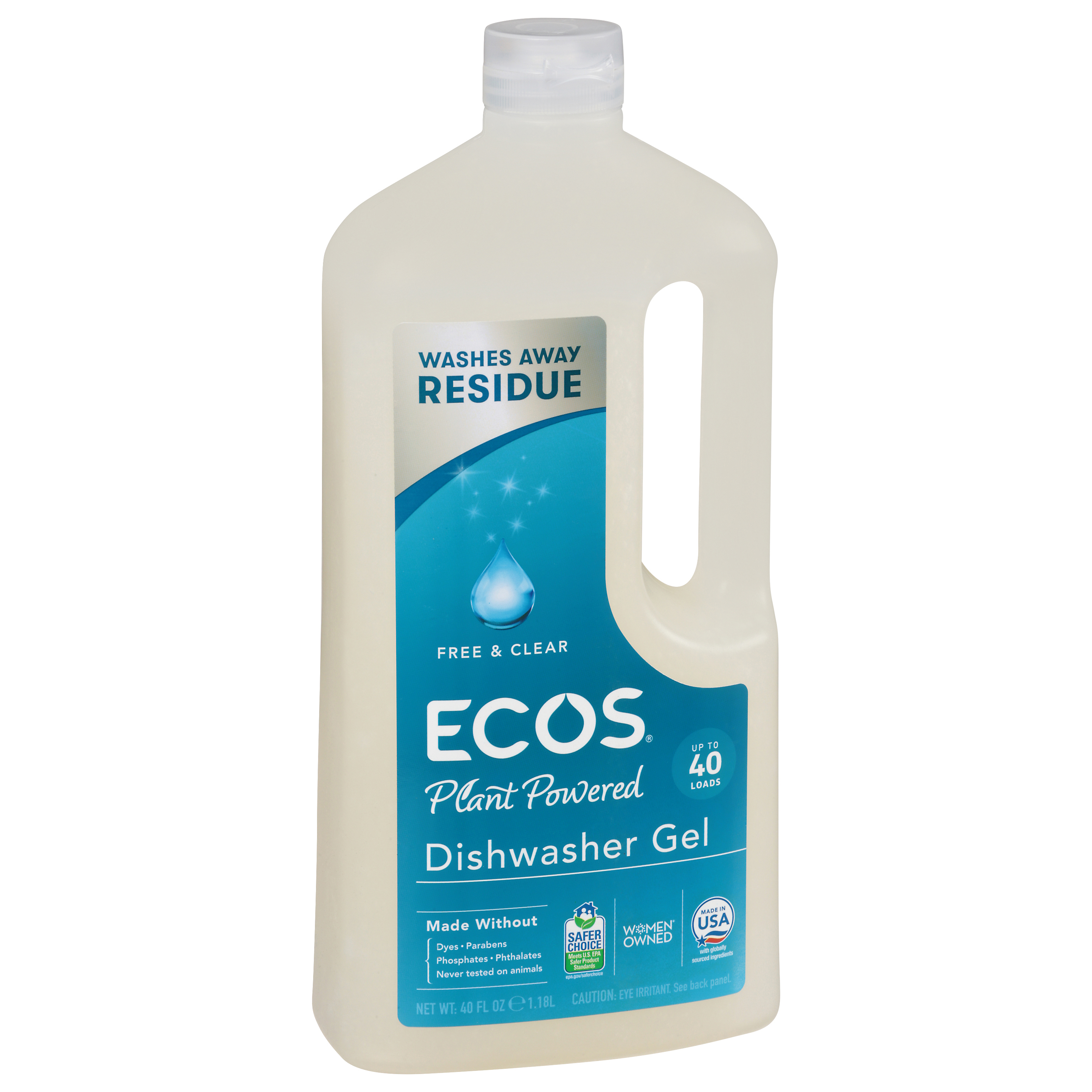 Ecos Free & Clear Dishwasher Gel