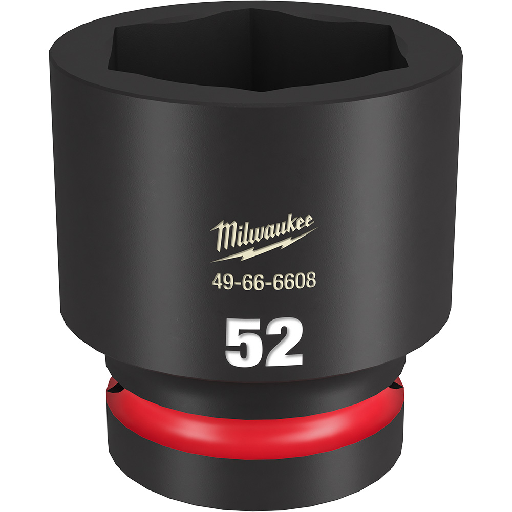 SHOCKWAVE Impact Duty 1" Drive 52MM Standard 6 Point Socket