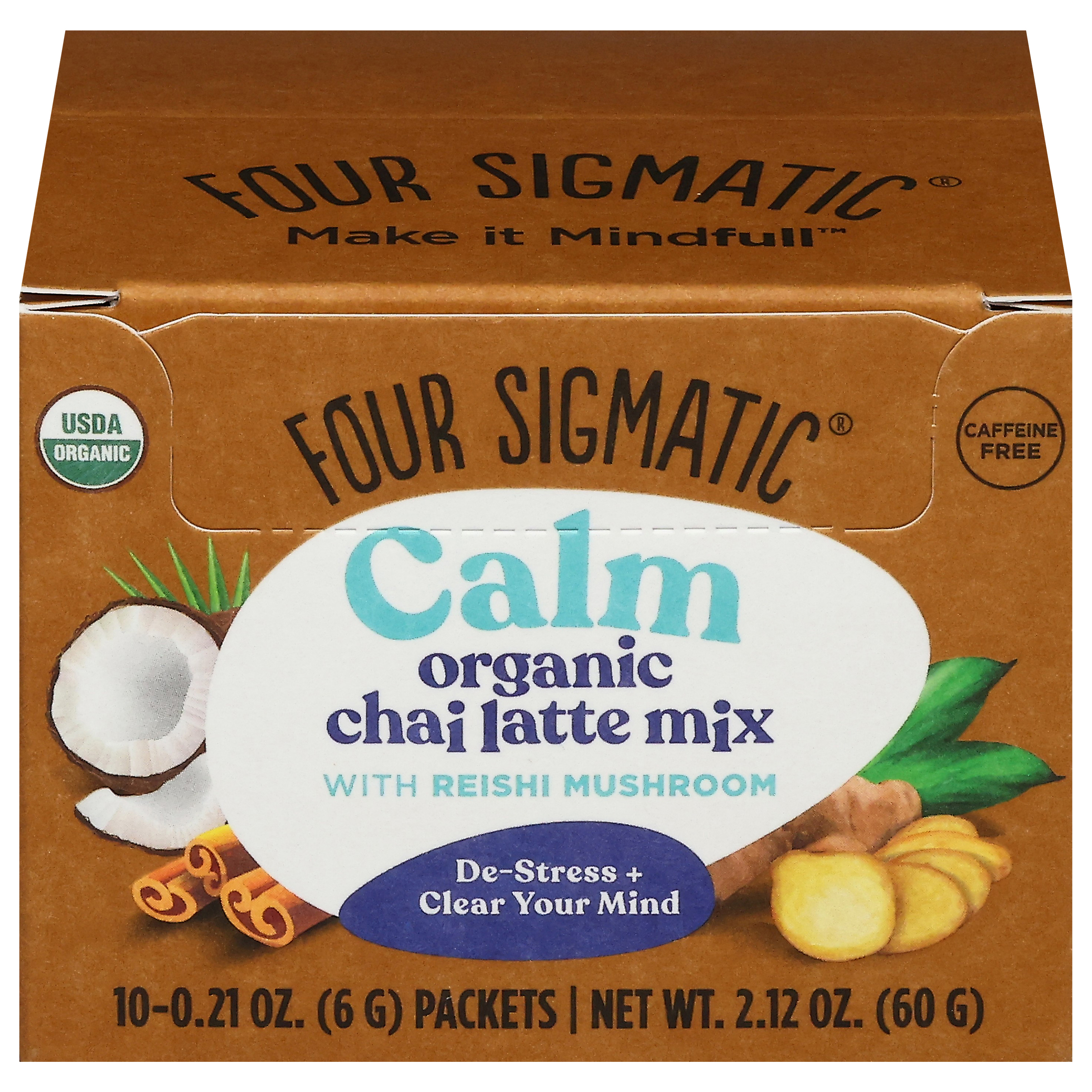 CALM Organic Chai Latte Mix with Reishi Mushrooms