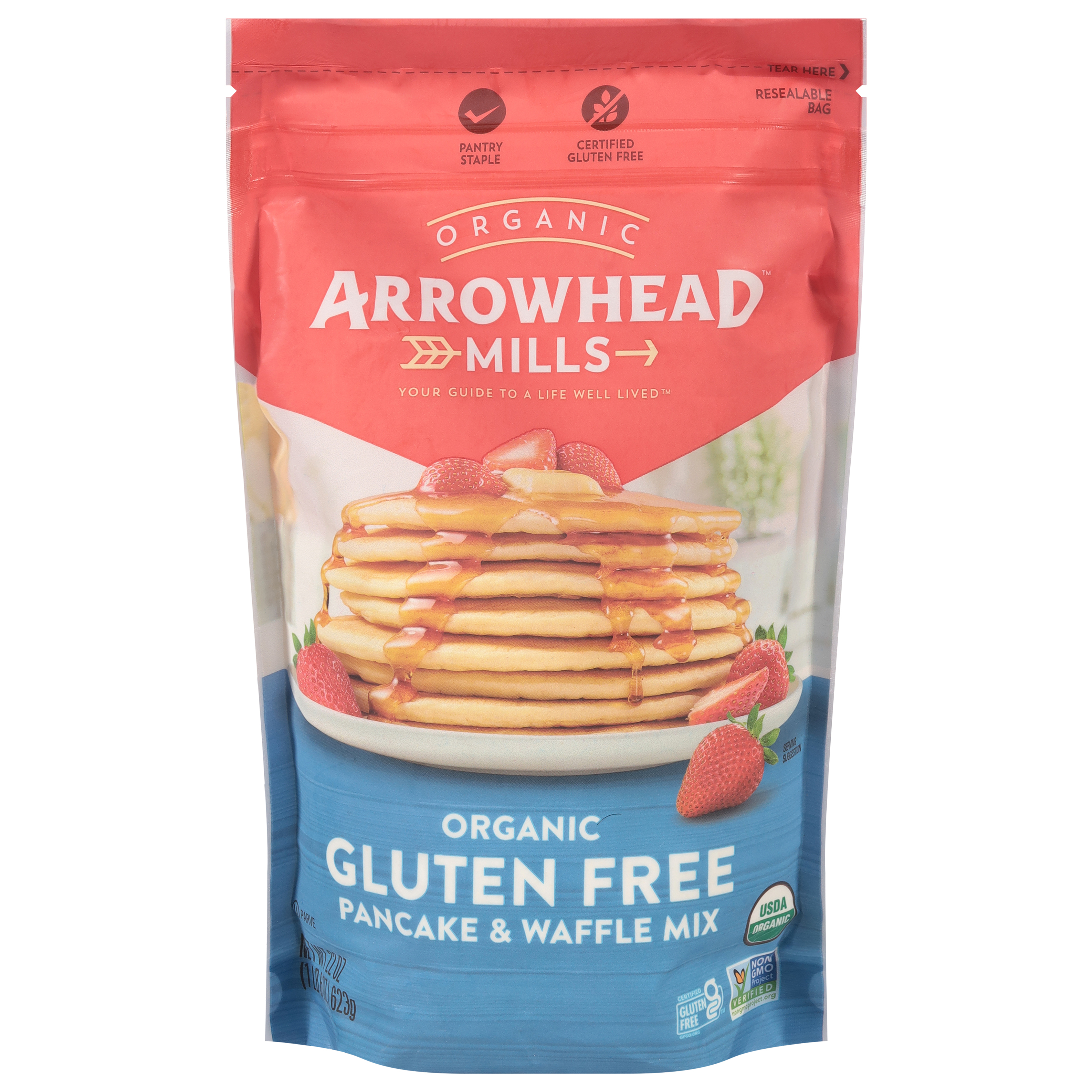 Arrowhead Mills Organic Gluten Free Pancake & Waffle Mix