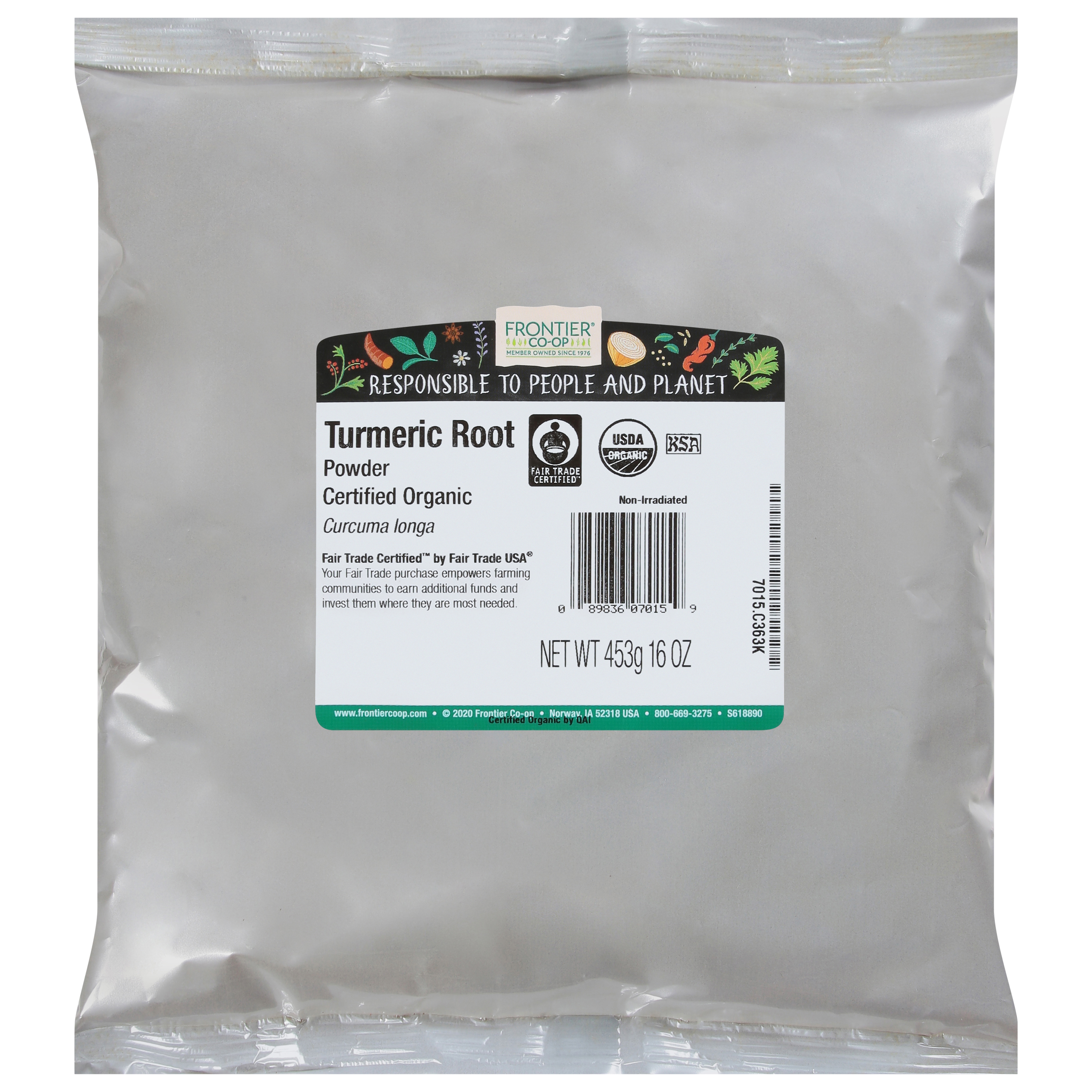 Frontier Co-op Powder Turmeric Root