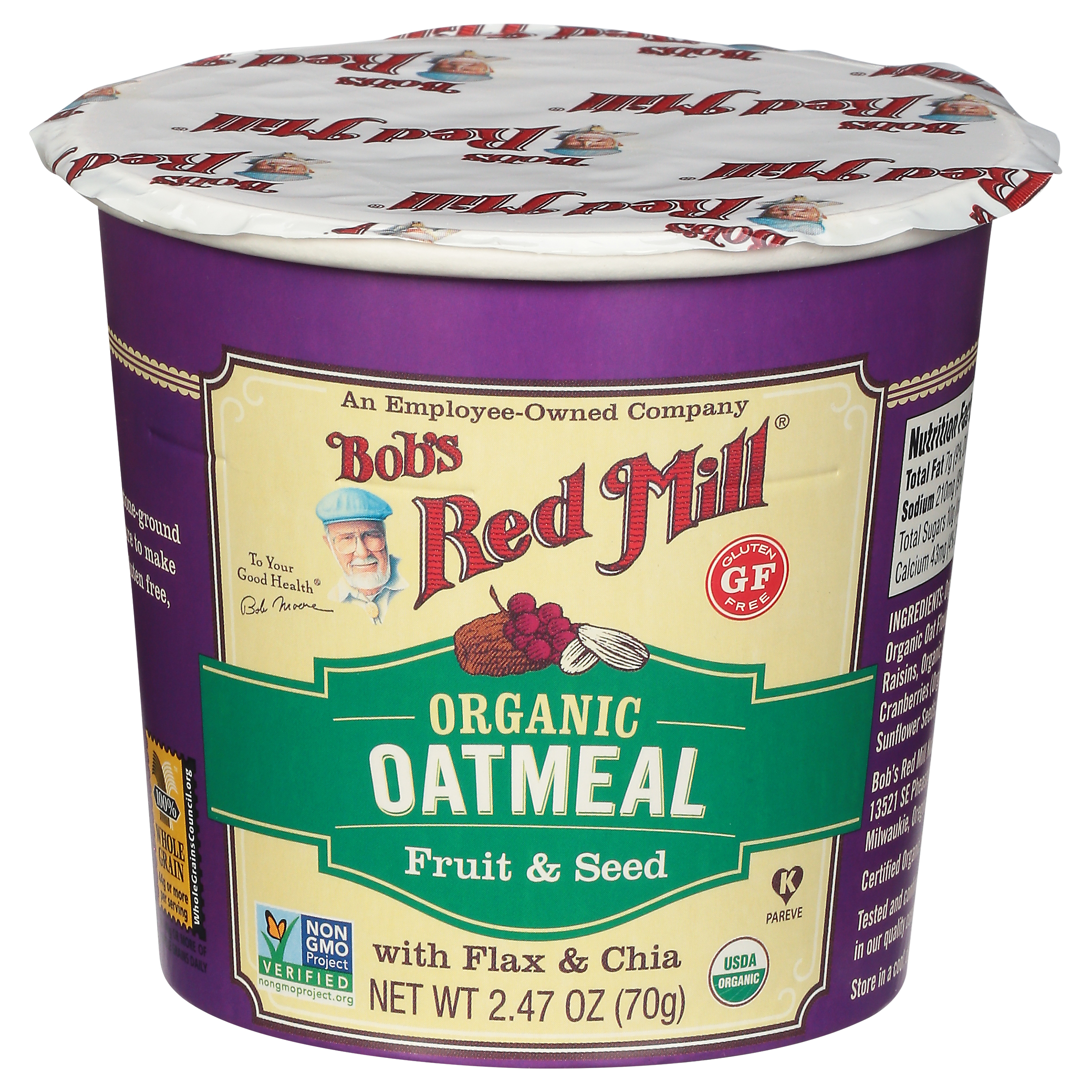 Bob's Red Mill Organic Fruit & Seed Oatmeal
