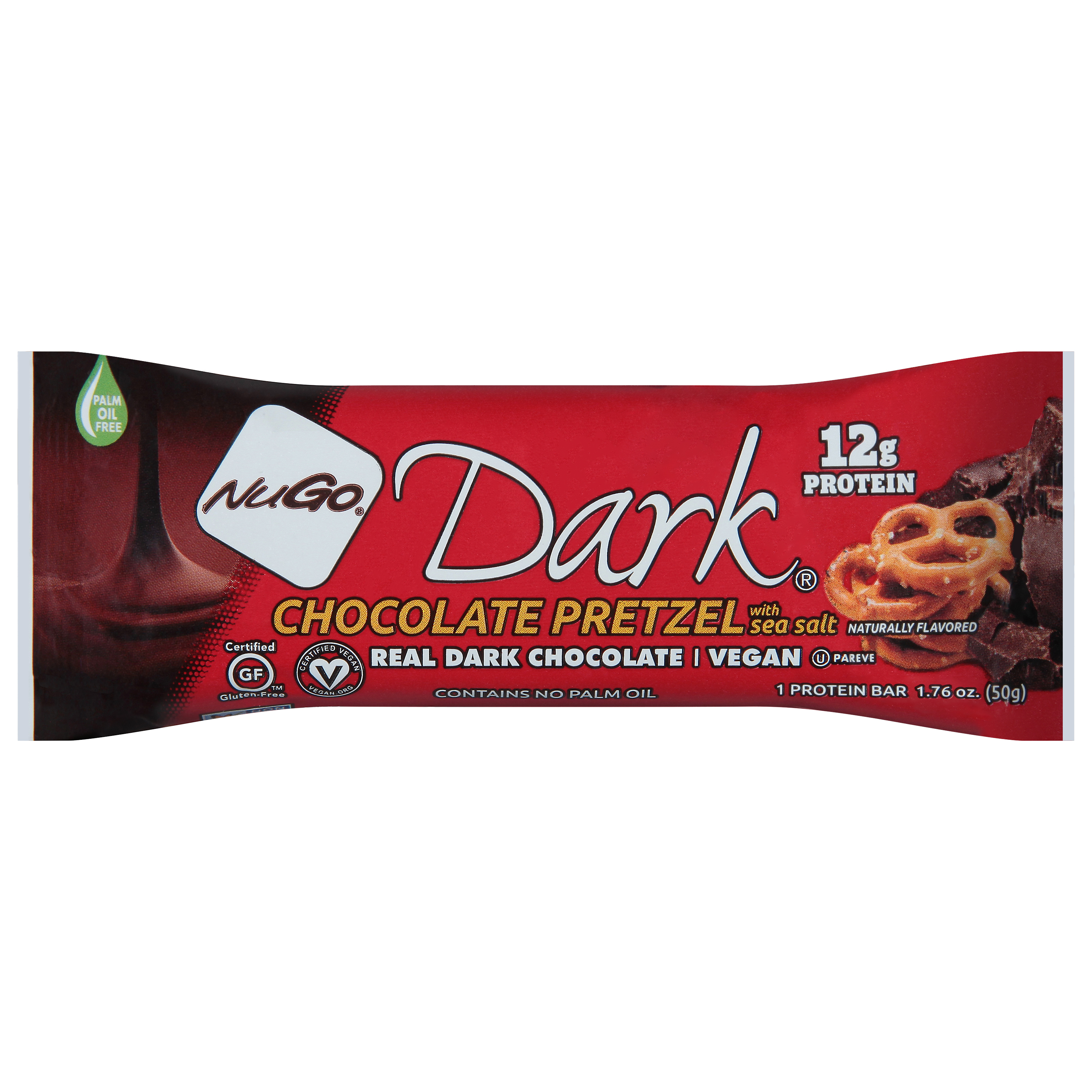NuGo Dark Chocolate Pretzel with Sea Salt Protein Bar