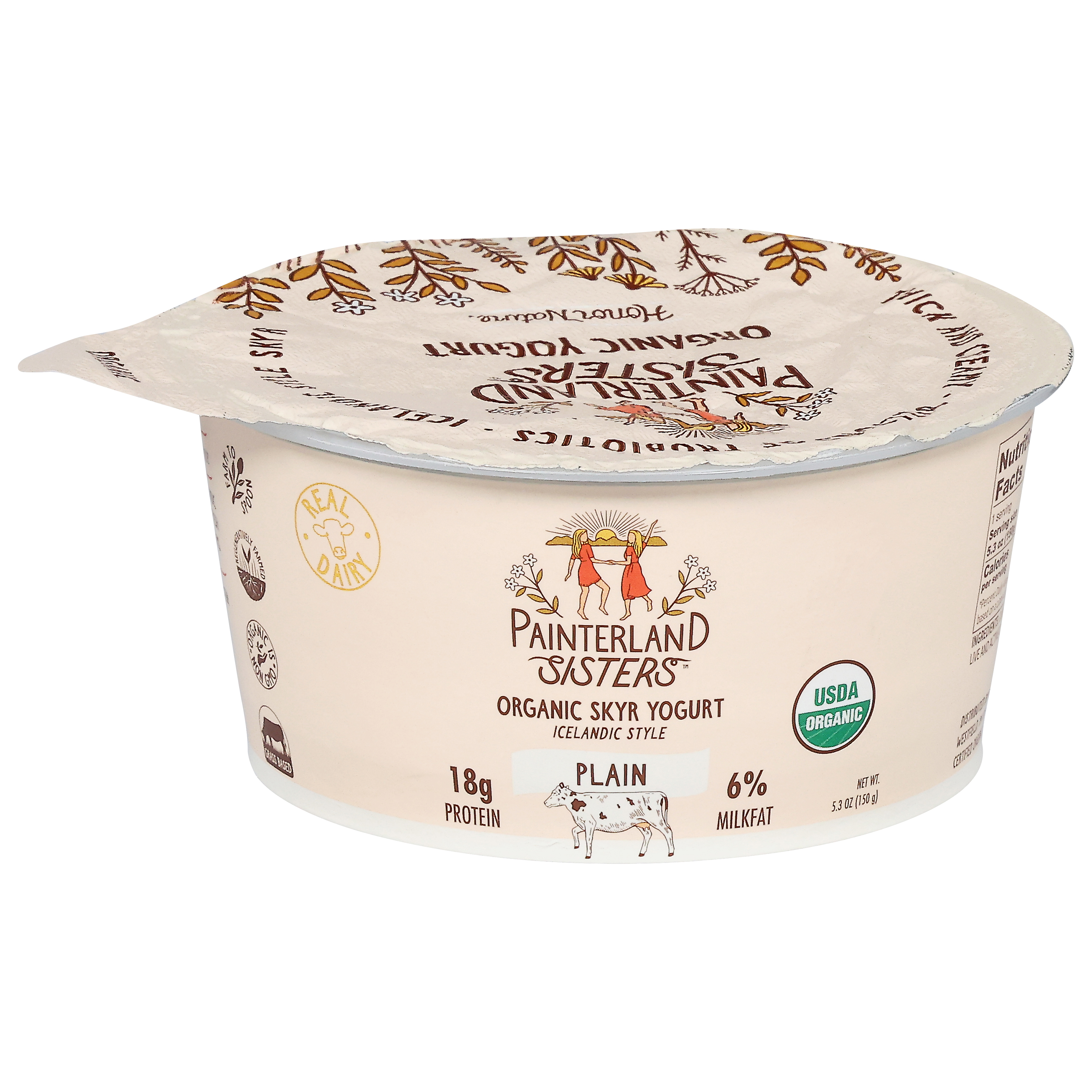 Painterland Sisters Organic Icelandic Style Skyr Yogurt