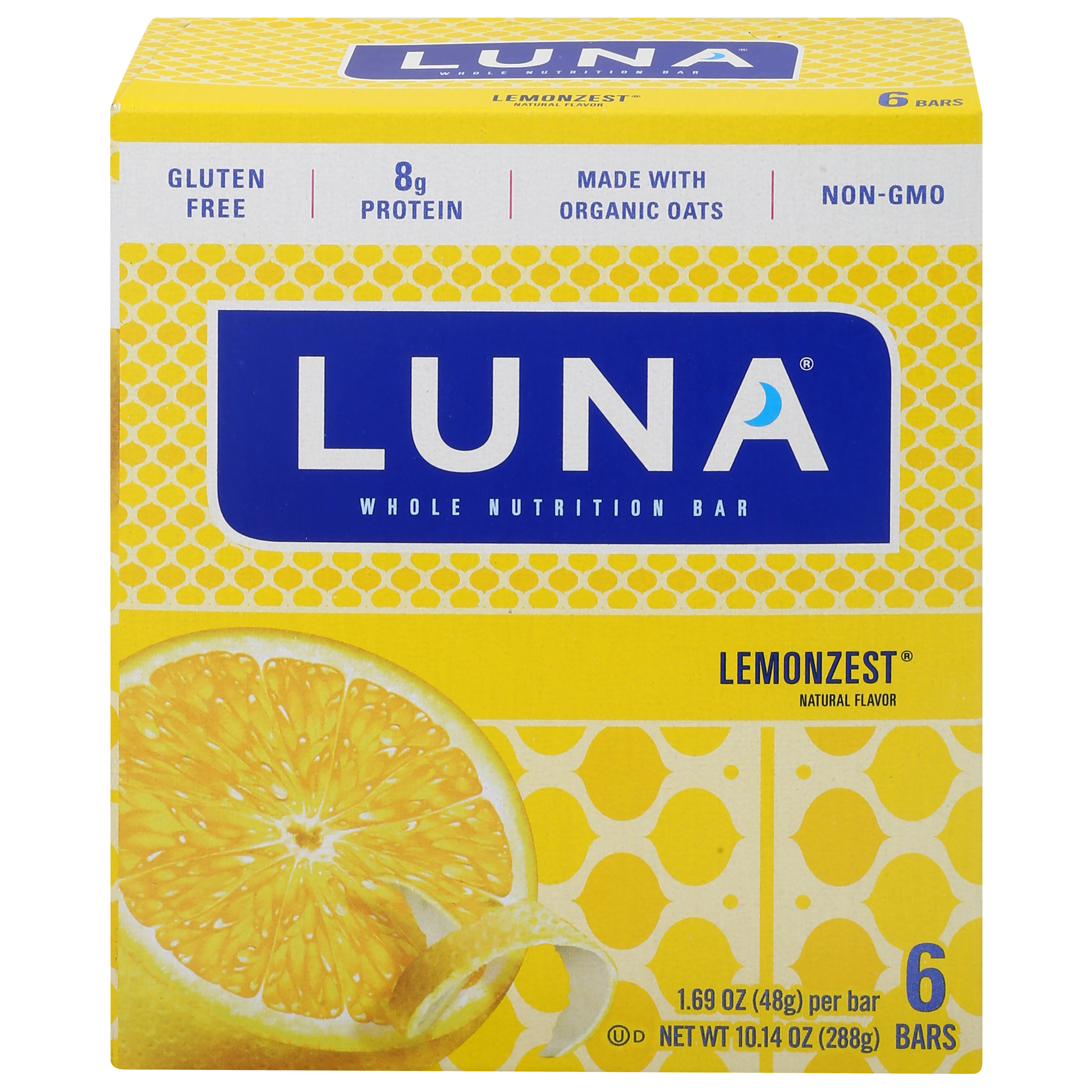 Luna Lemonzest Whole Nutrition Bars