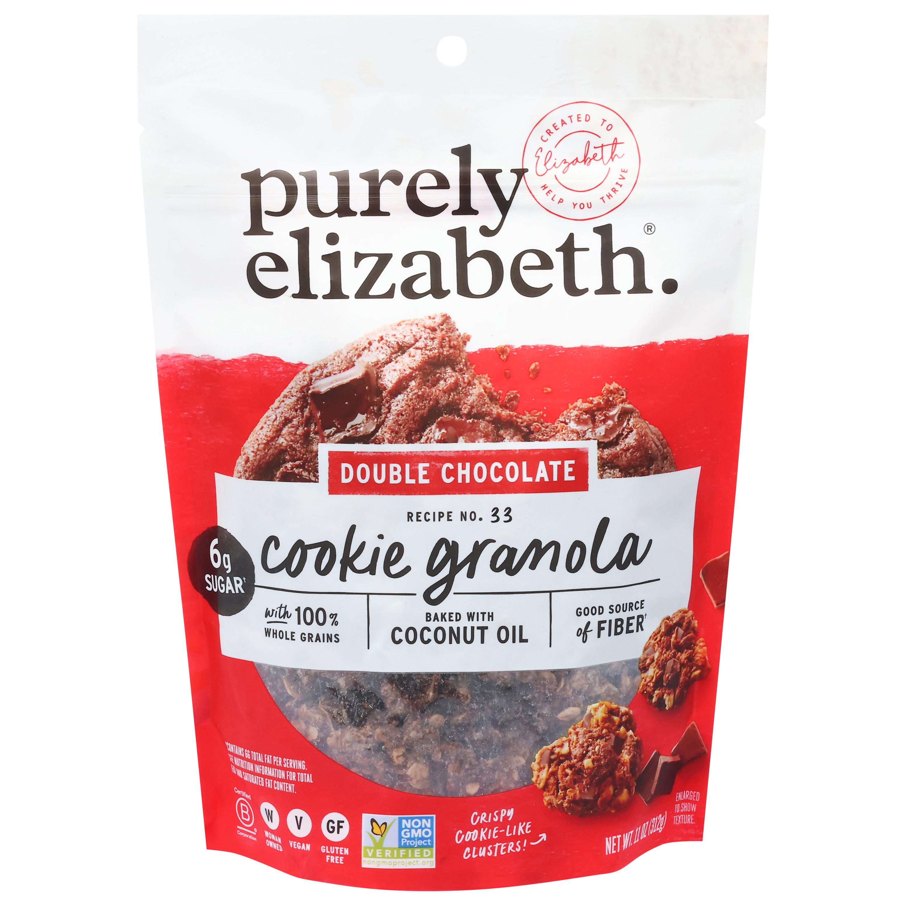 Purely Elizabeth Recipe No. 33 Double Chocolate Cookie Granola