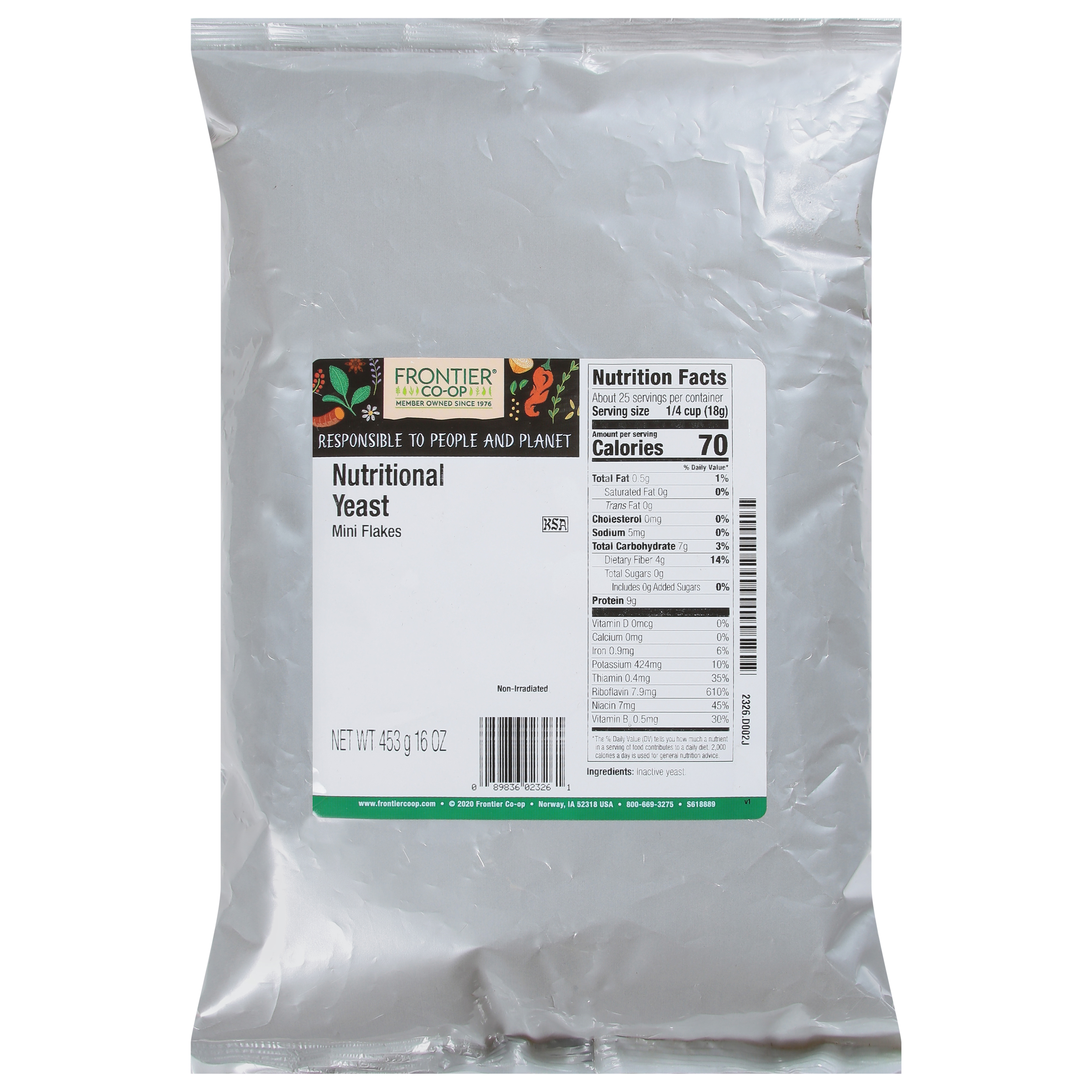 Frontier Co-op Mini Flakes Nutritional Yeast