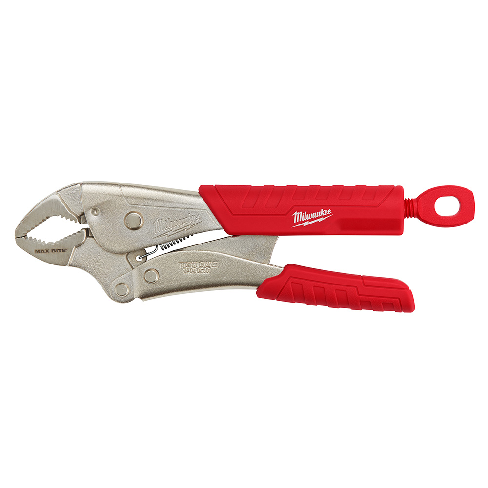 10 in. Curved Jaw Pliers w/Grip