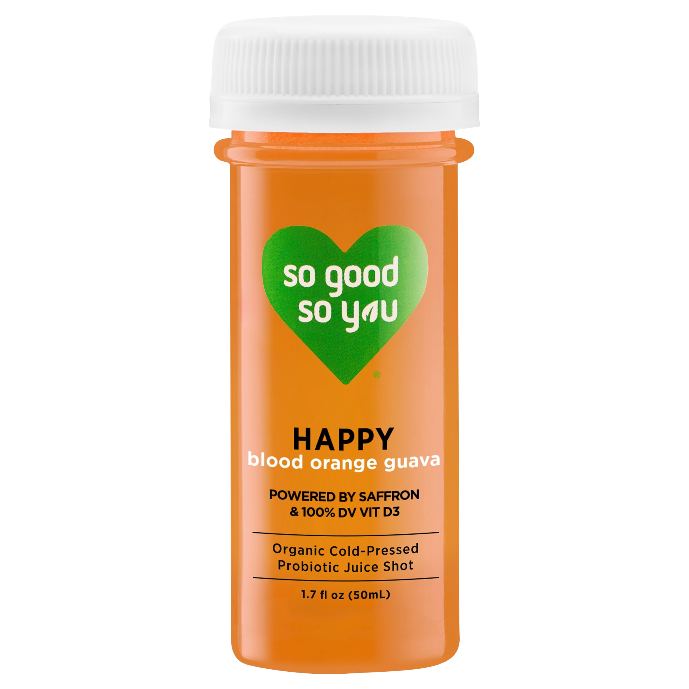 Happy Blood Orange Guava Probiotic Shot