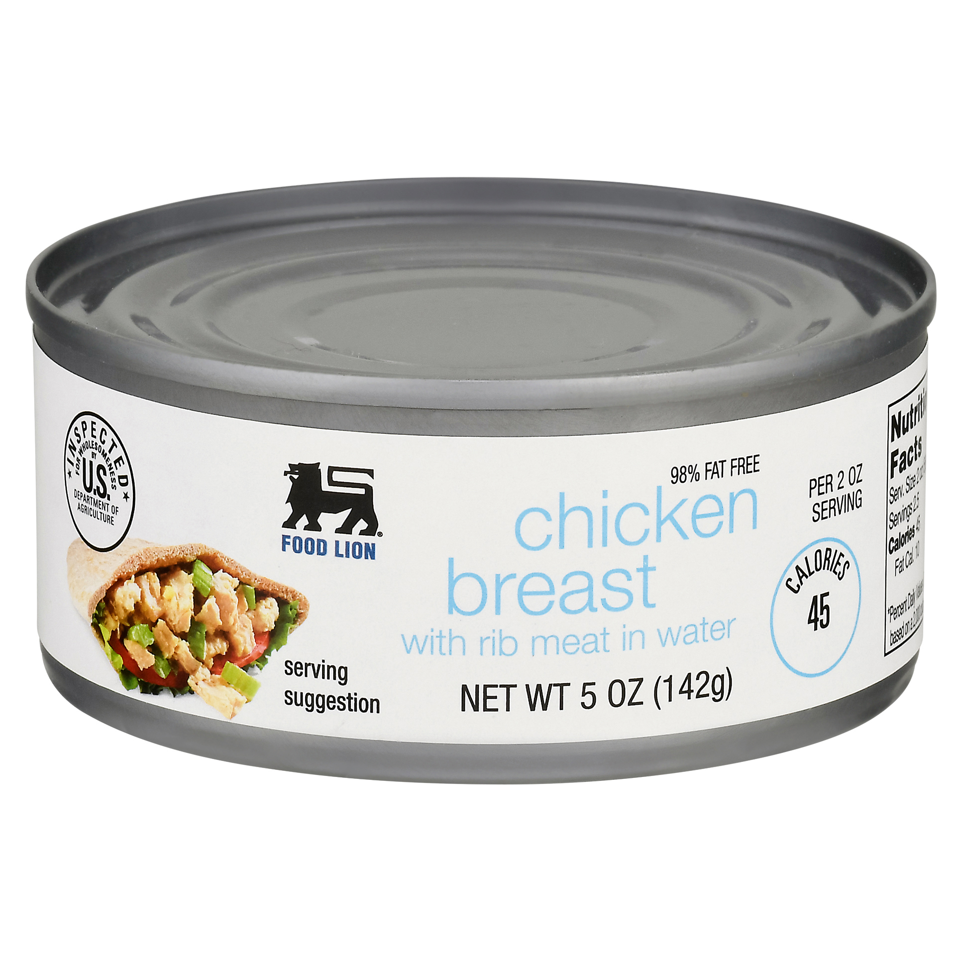 Food Lion Chicken Breast 5 oz Can