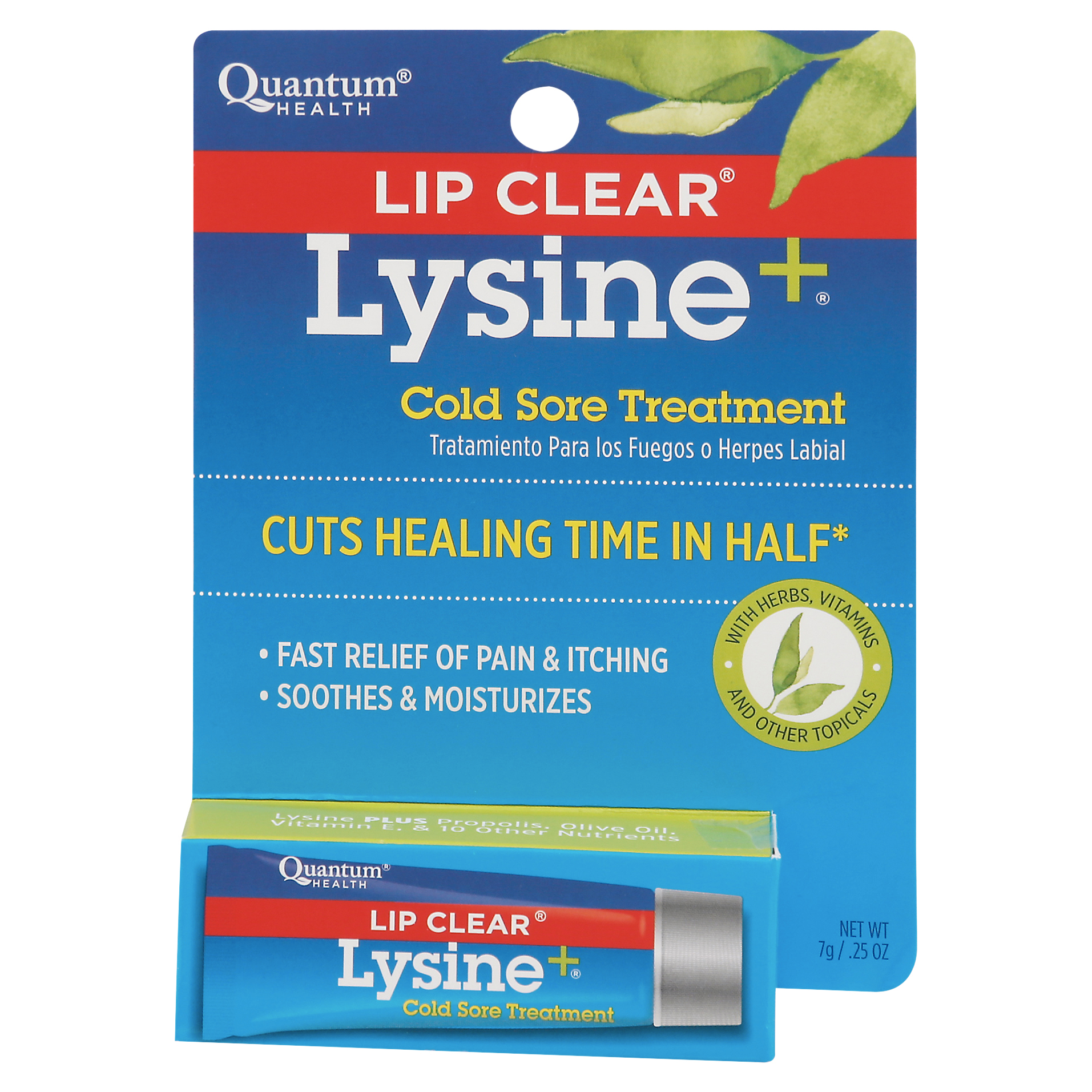 Quantum Health Lysine+ Lip Clear Cold Sore Treatment