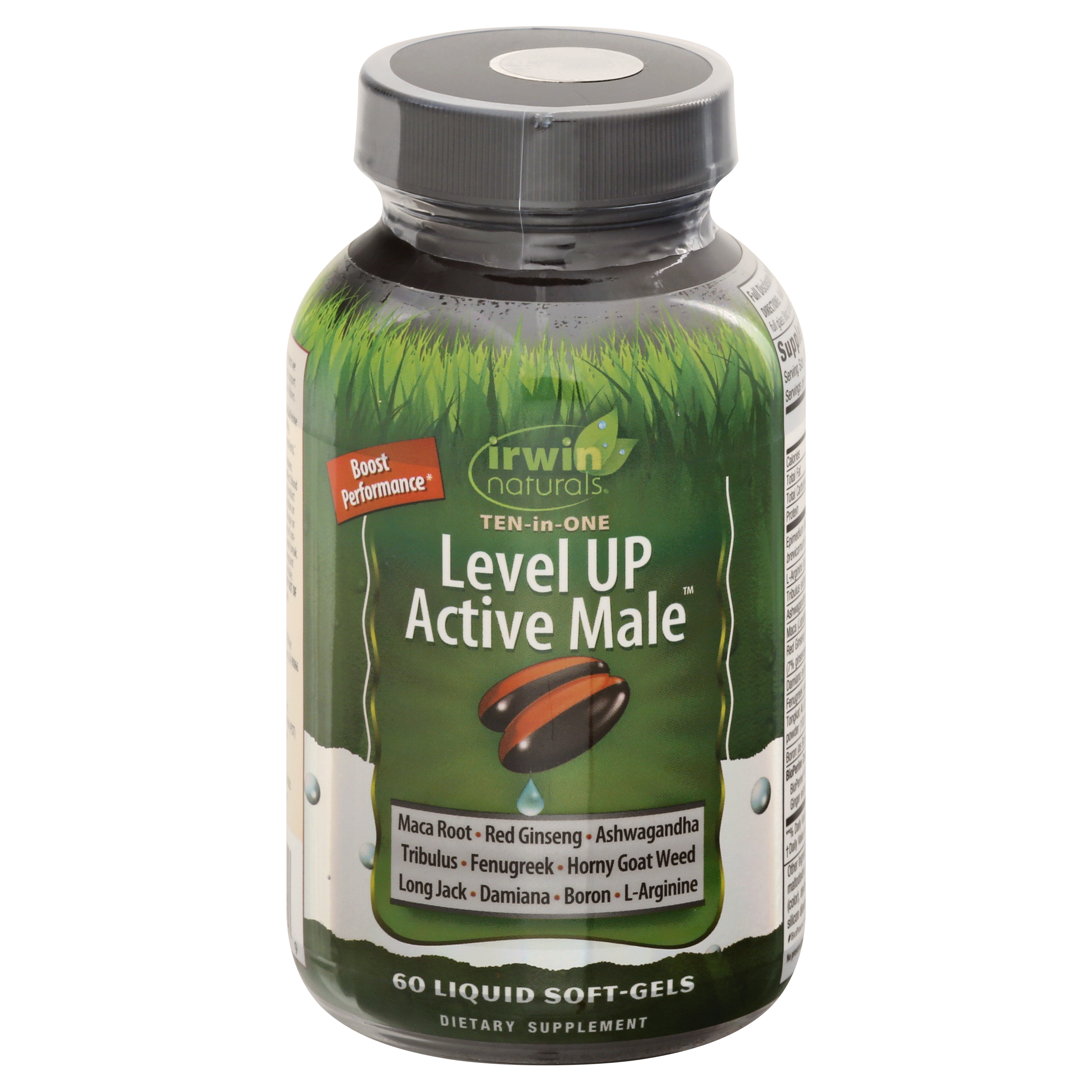 Irwin Naturals Liquid Soft-Gels Ten-In-One Level Up Active Male