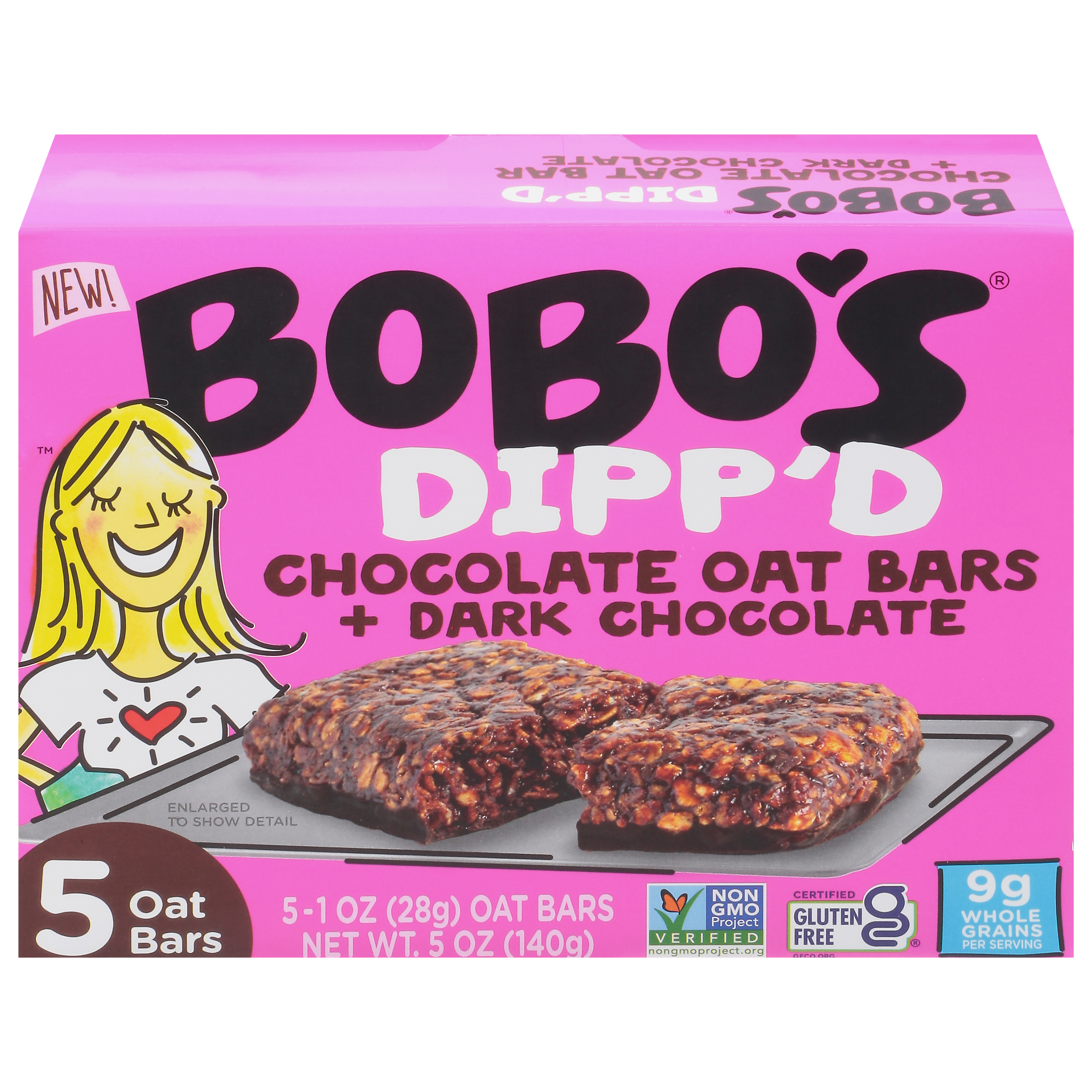 Bobo's Dipp'd Chocolate Oat Bars + Dark Chocolate Oat Bars